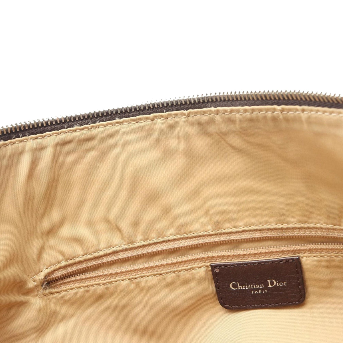 Dior Diorissimo Trotter Canvas Street Chic Crossbody — Beige