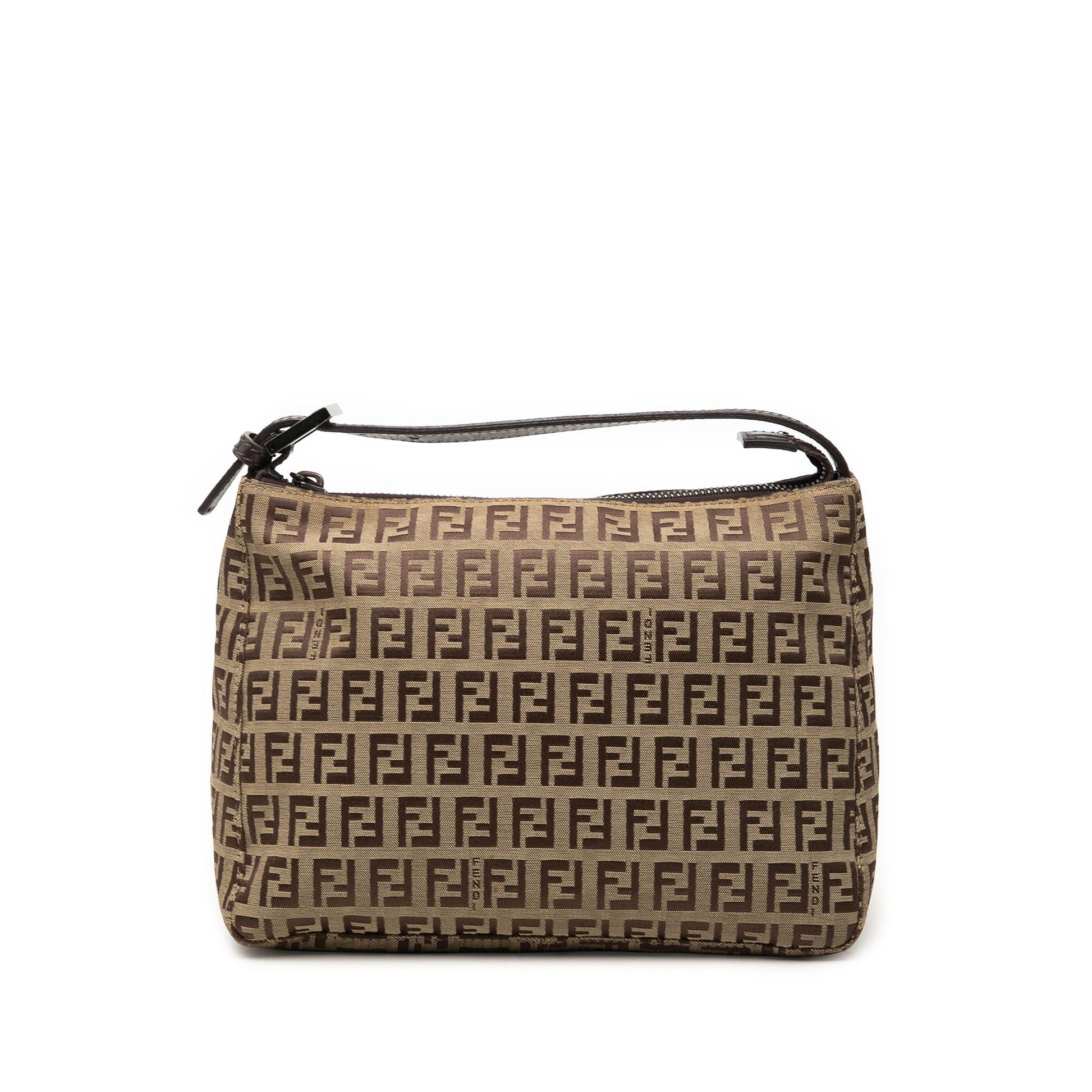 Fendi Zucchino Canvas Handbag