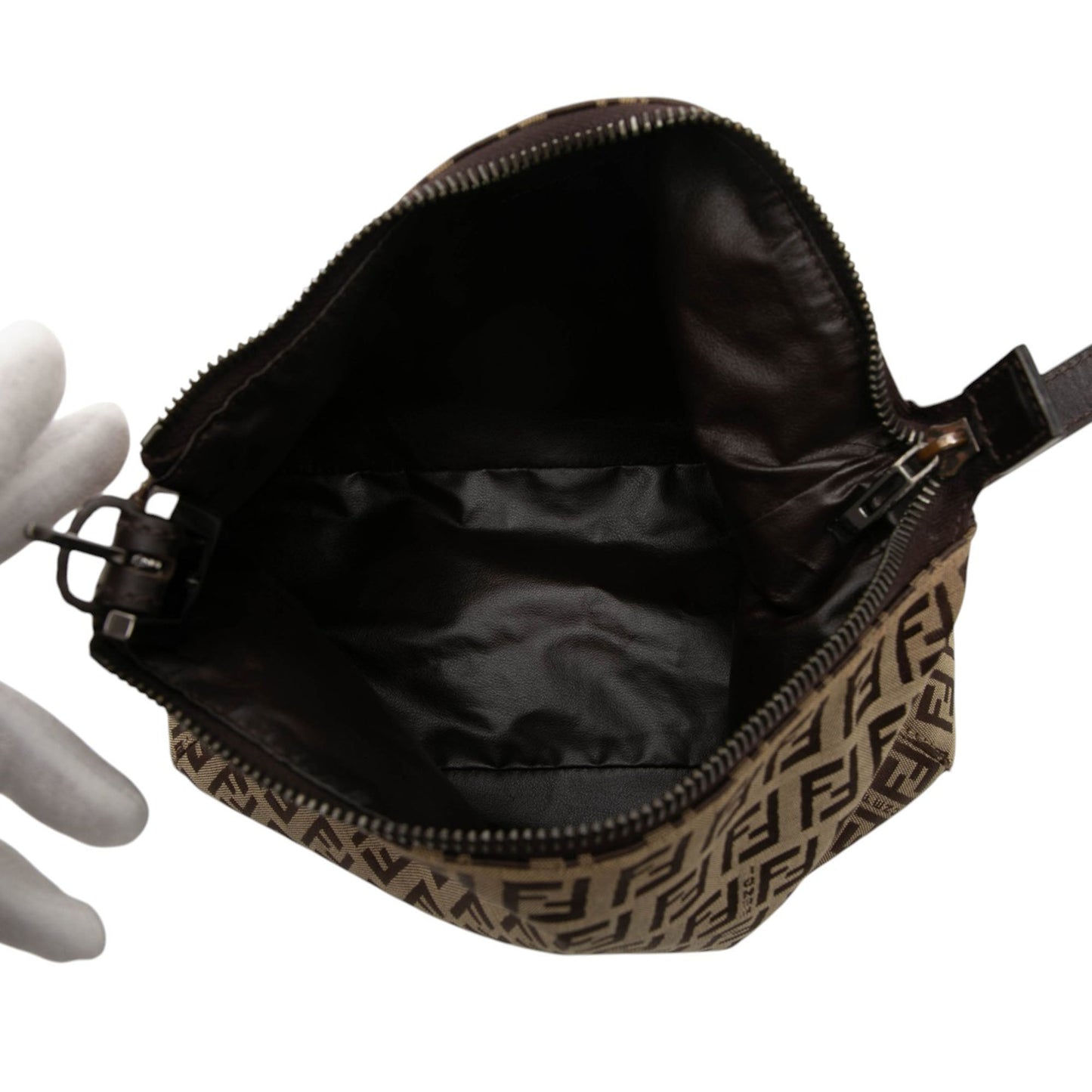 Fendi Zucchino Canvas Handbag