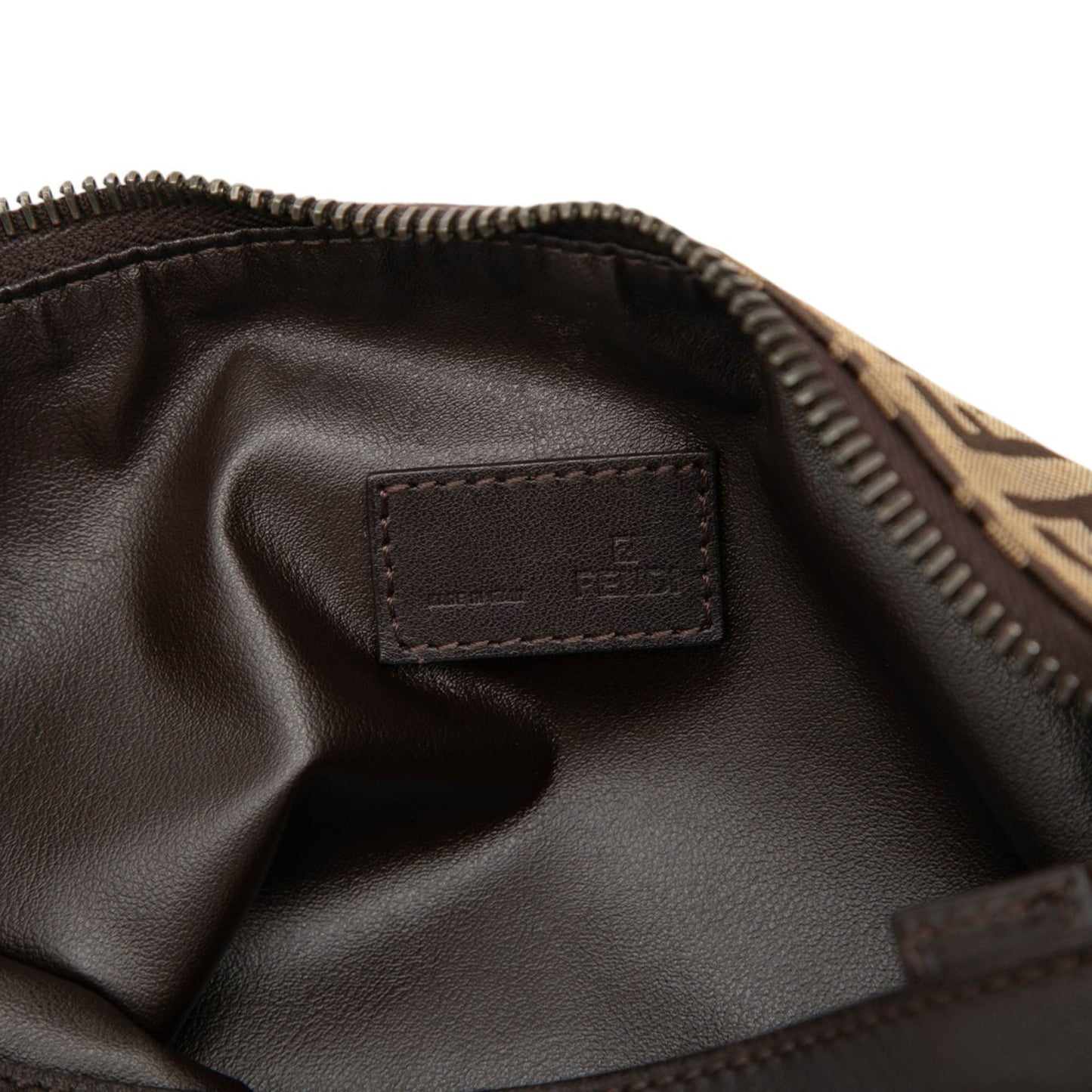 Fendi Zucchino Canvas Handbag