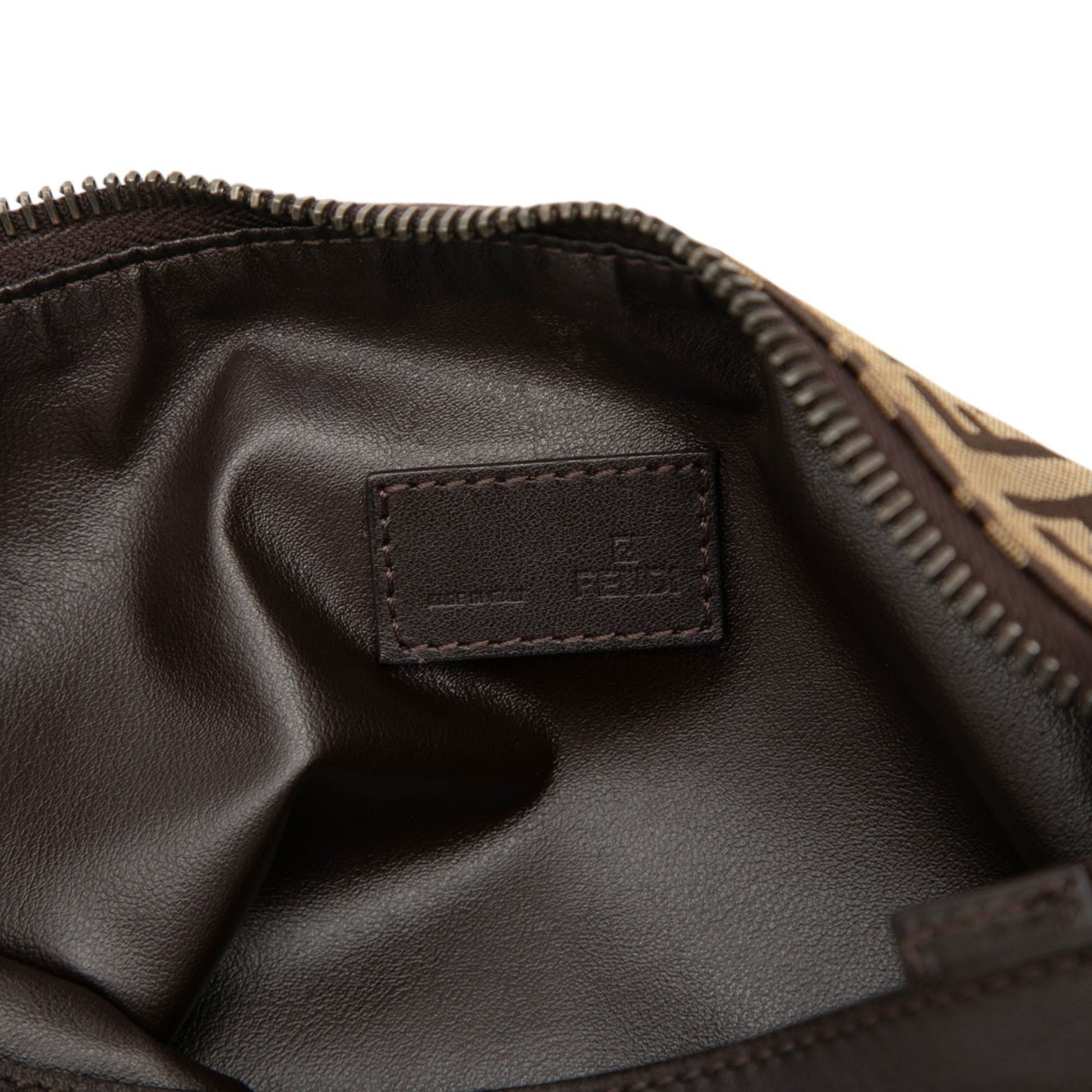 Fendi Zucchino Canvas Handbag