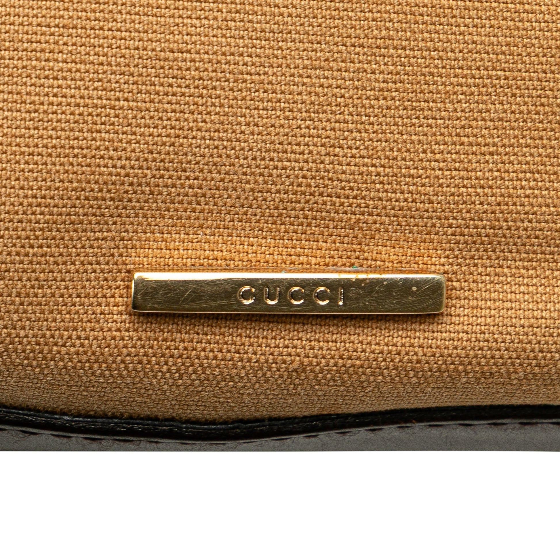 Gucci Canvas Web Shoulder Bag