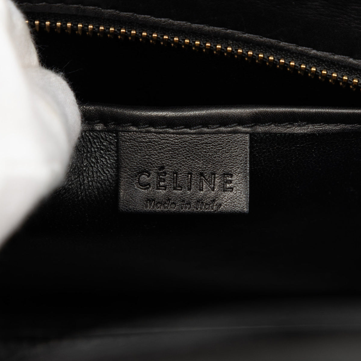 Celine Nano Tricolor Calfskin and Suede Luggage Tote