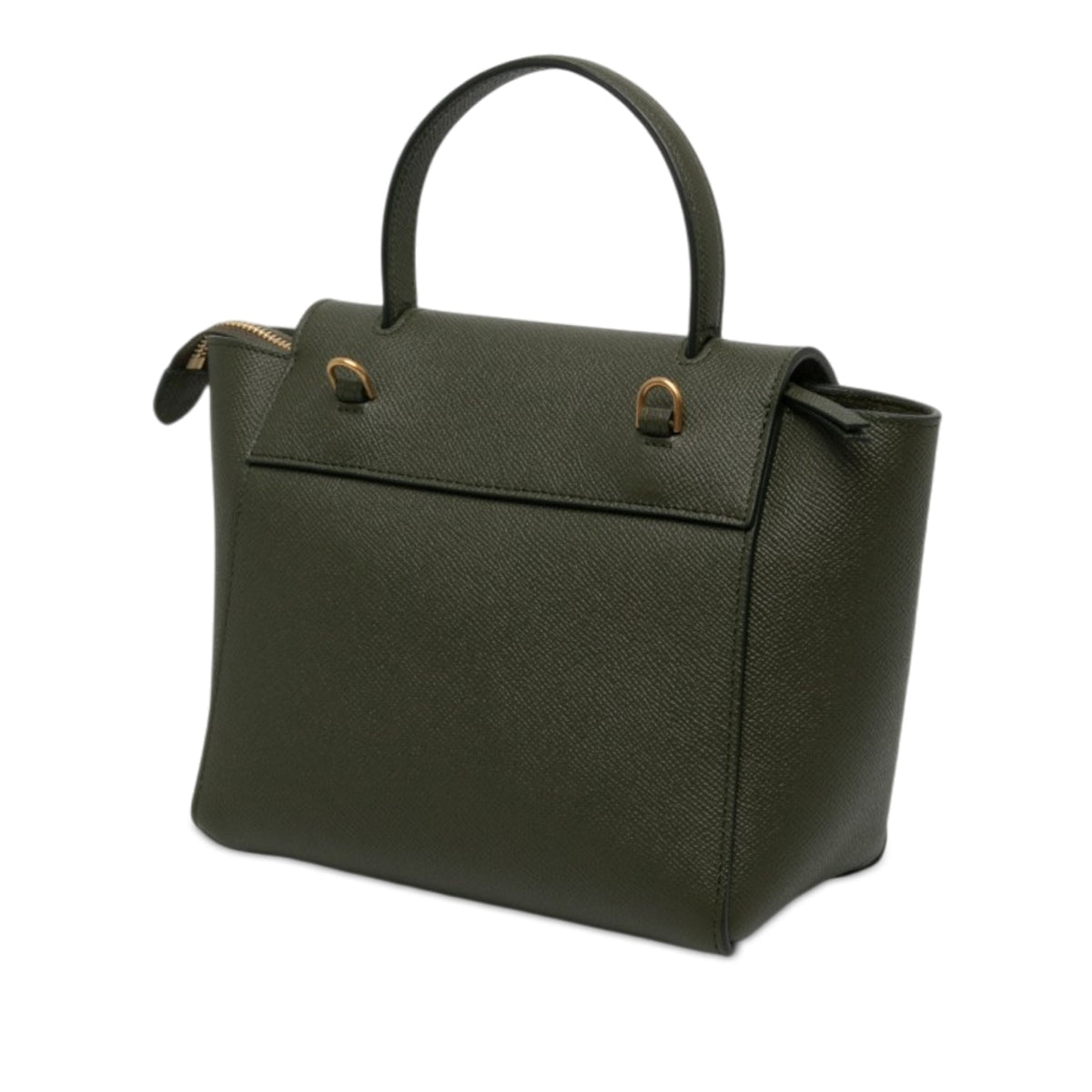 Celine Micro Grained Calfskin Belt Bag — Green