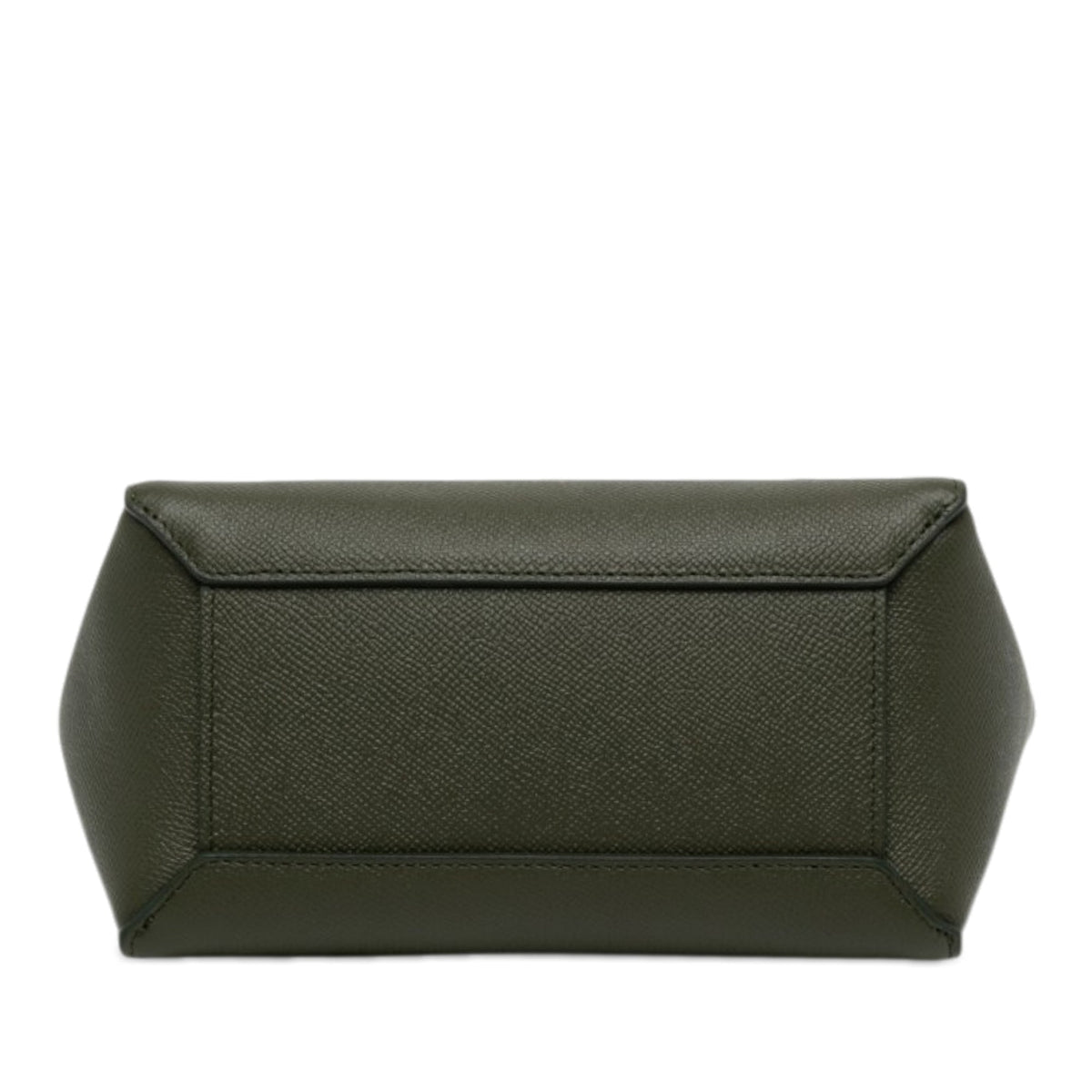 Celine Micro Grained Calfskin Belt Bag — Green
