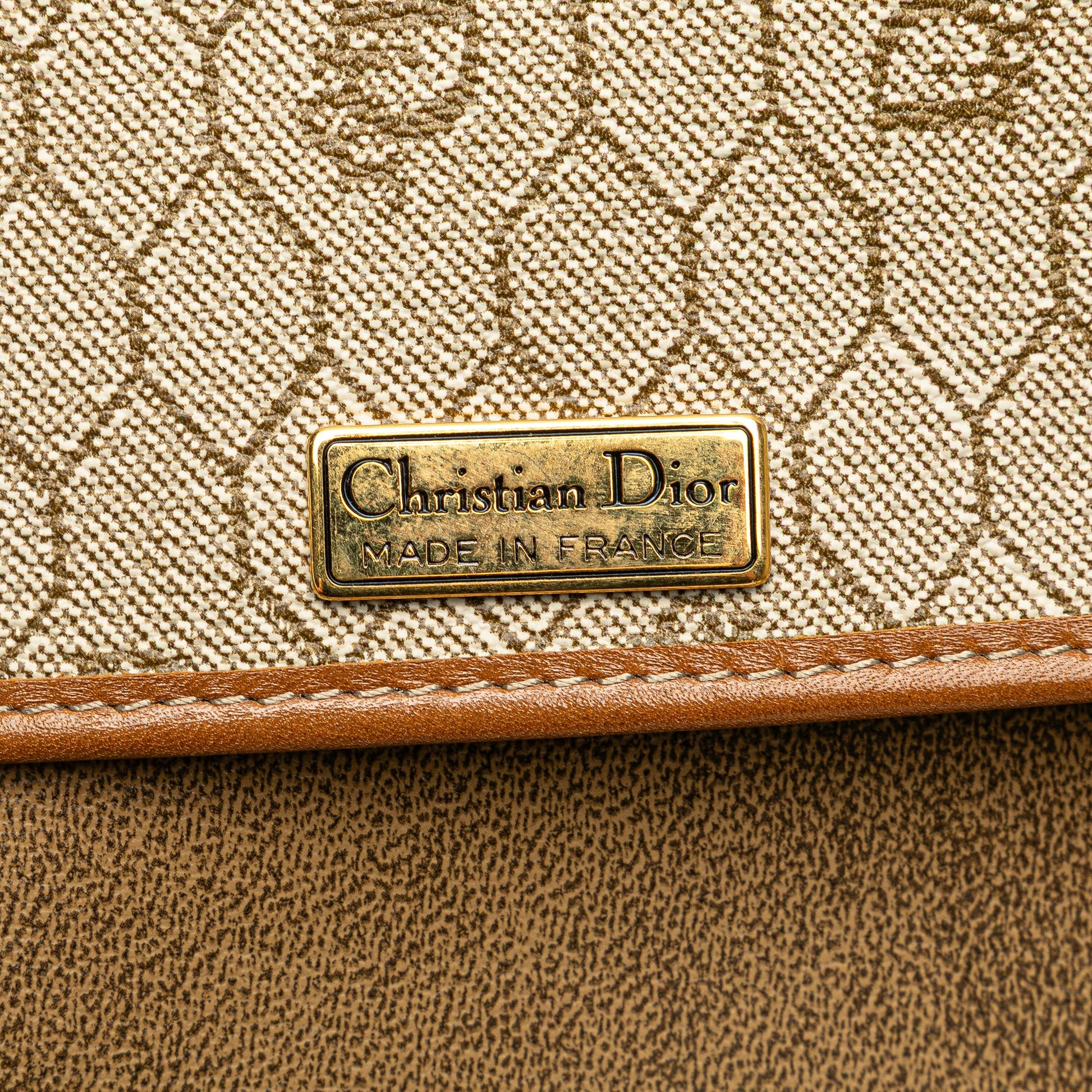 Dior Honeycomb Coated Canvas Crossbody