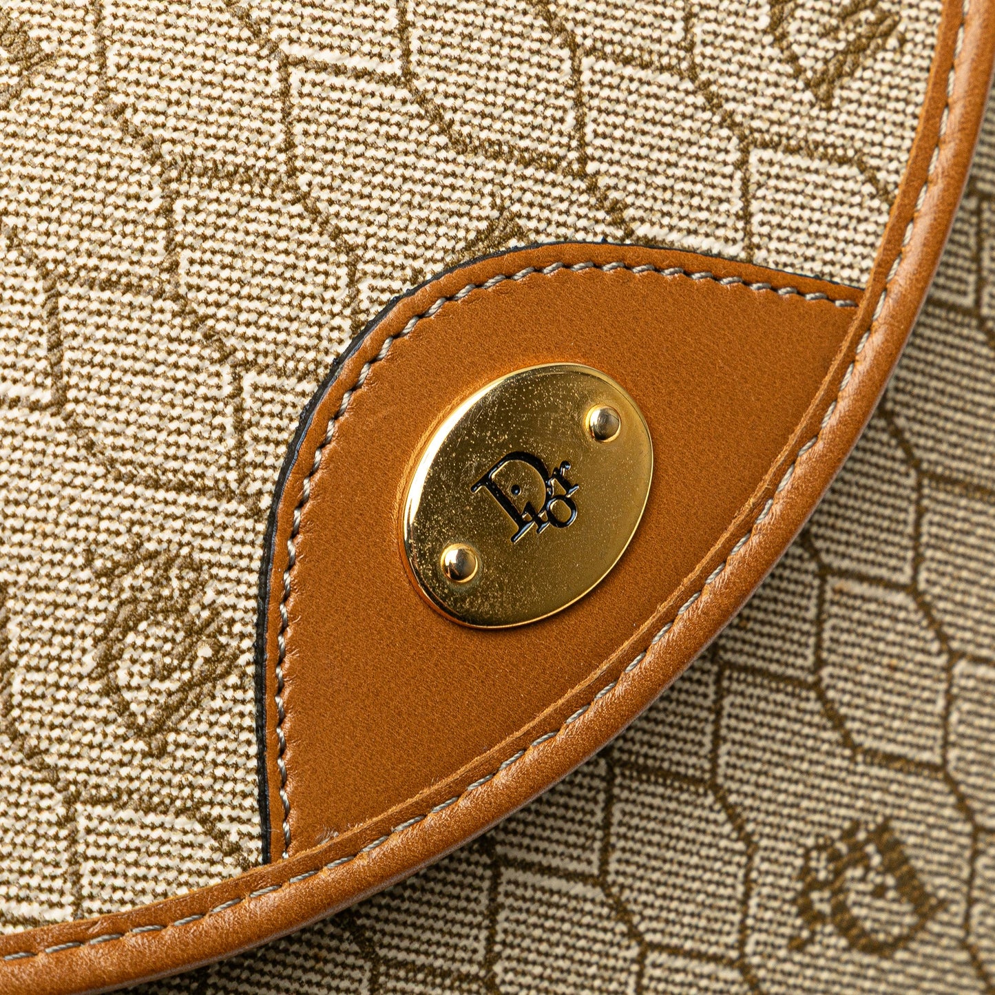 Dior Honeycomb Coated Canvas Crossbody