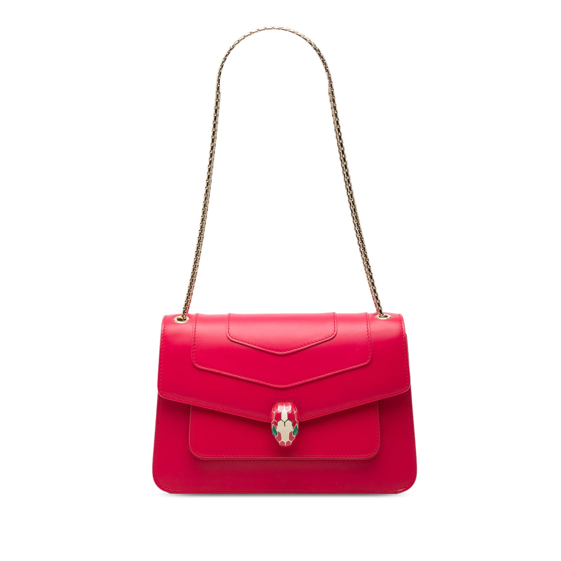 Bvlgari Calfskin Serpenti Forever Shoulder Bag
