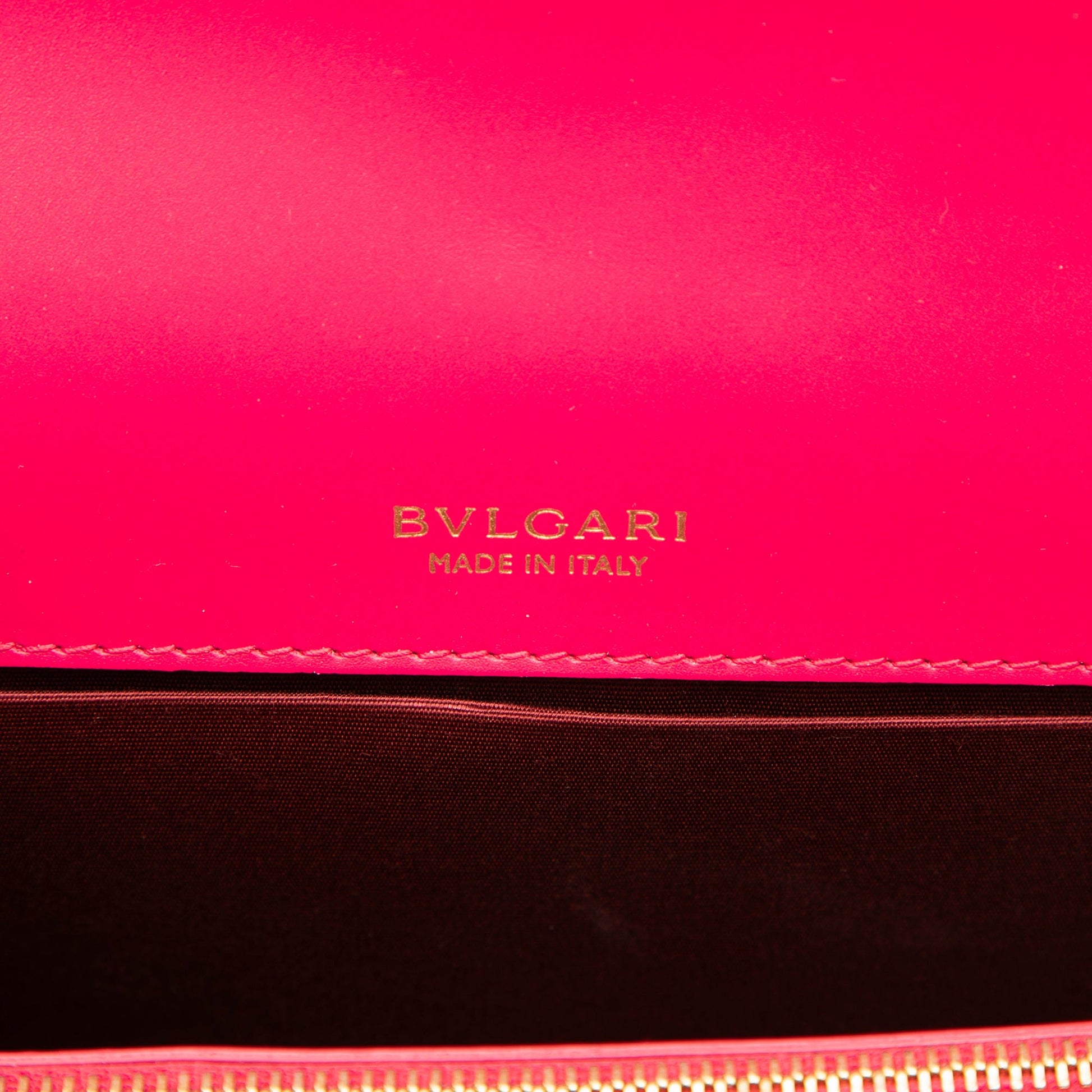 Bvlgari Calfskin Serpenti Forever Shoulder Bag