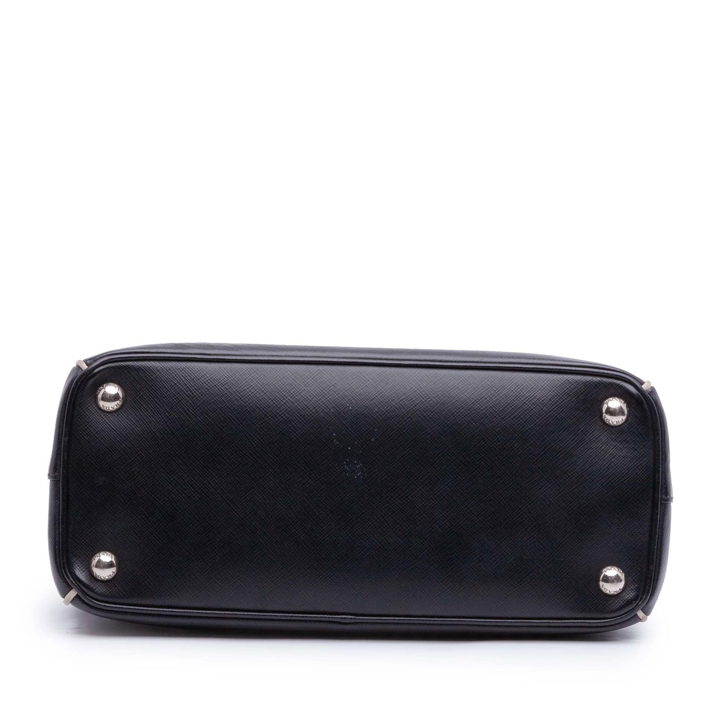 Prada Small Bicolor Saffiano Lux Galleria Double Zip Satchel