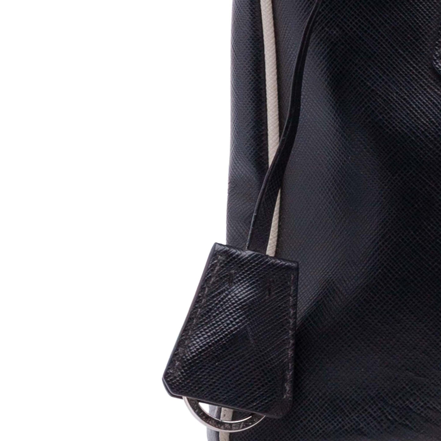 Prada Small Bicolor Saffiano Lux Galleria Double Zip Satchel