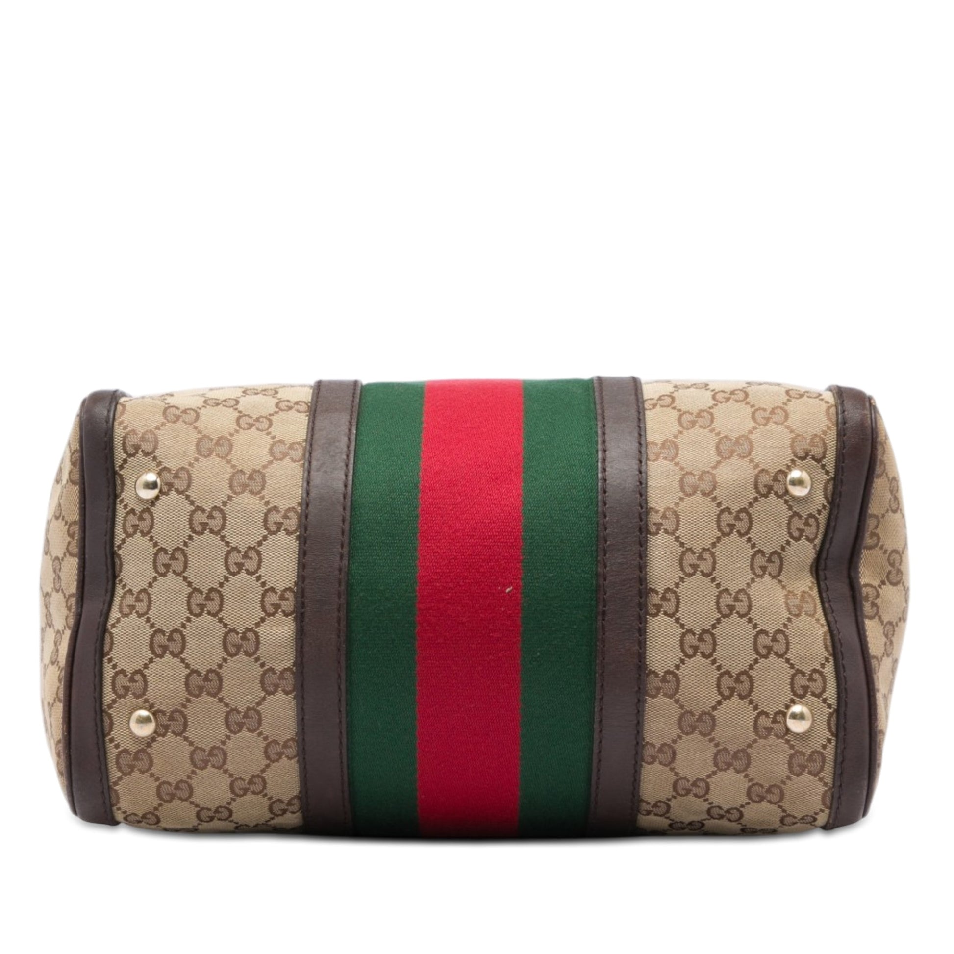 Gucci Medium GG Canvas Web Joy Boston Bag