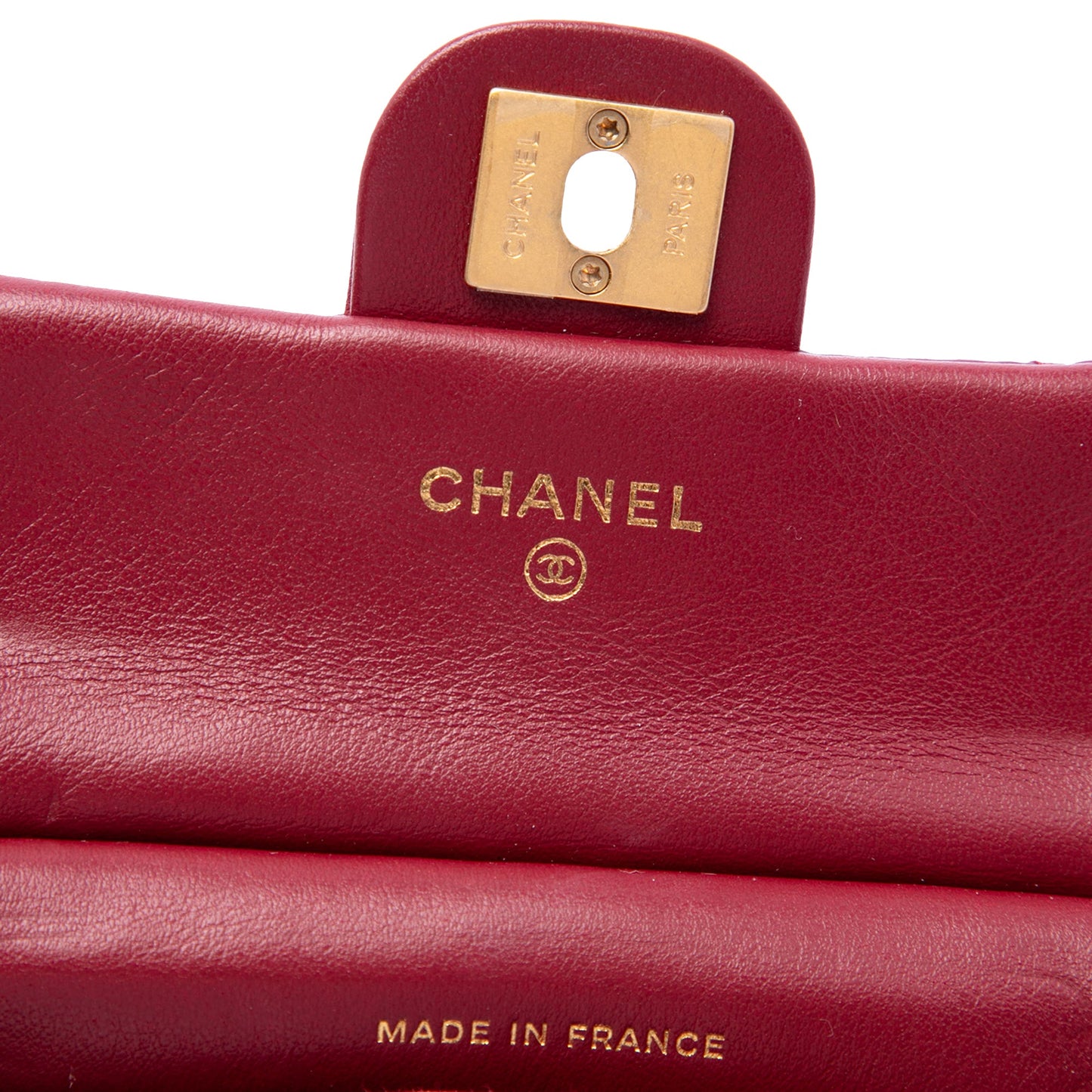 Chanel Quilted Calfskin Lady Card Holder with Chain Top Handle Bag