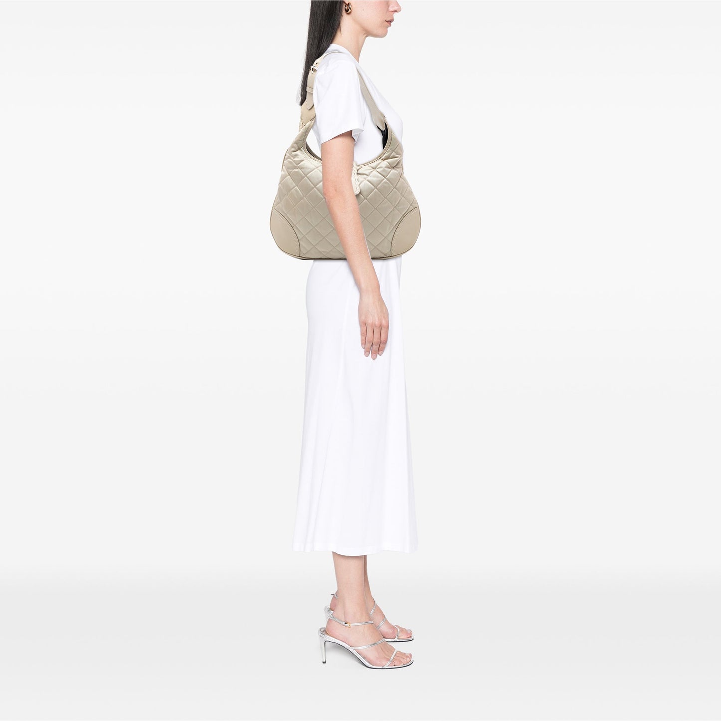 Quilted Nylon Brooke Hobo