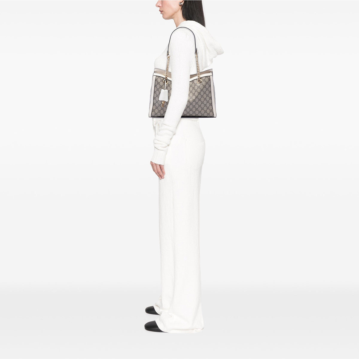 Gucci Medium GG Supreme Padlock Tote