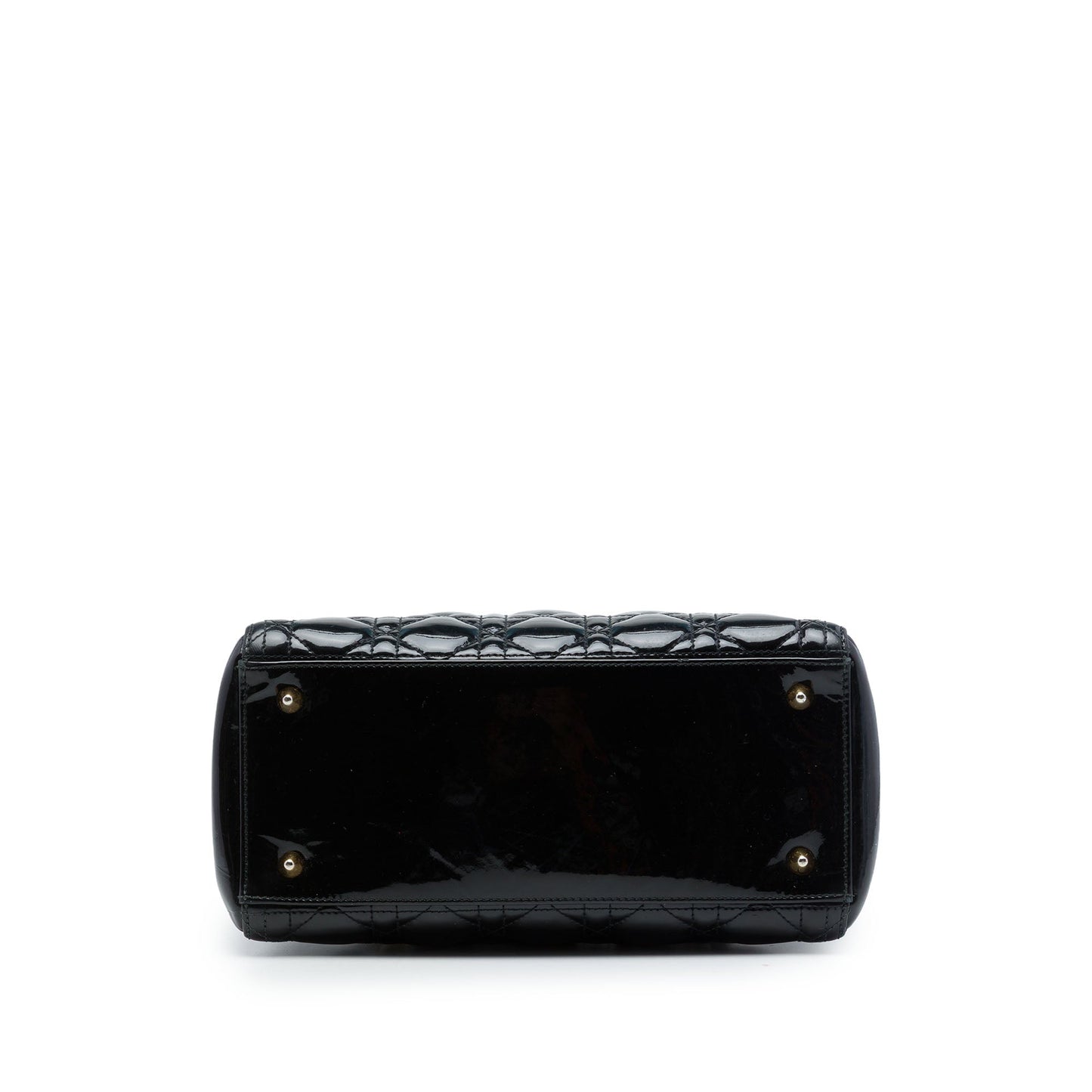 Dior Medium Patent Cannage Lady Dior