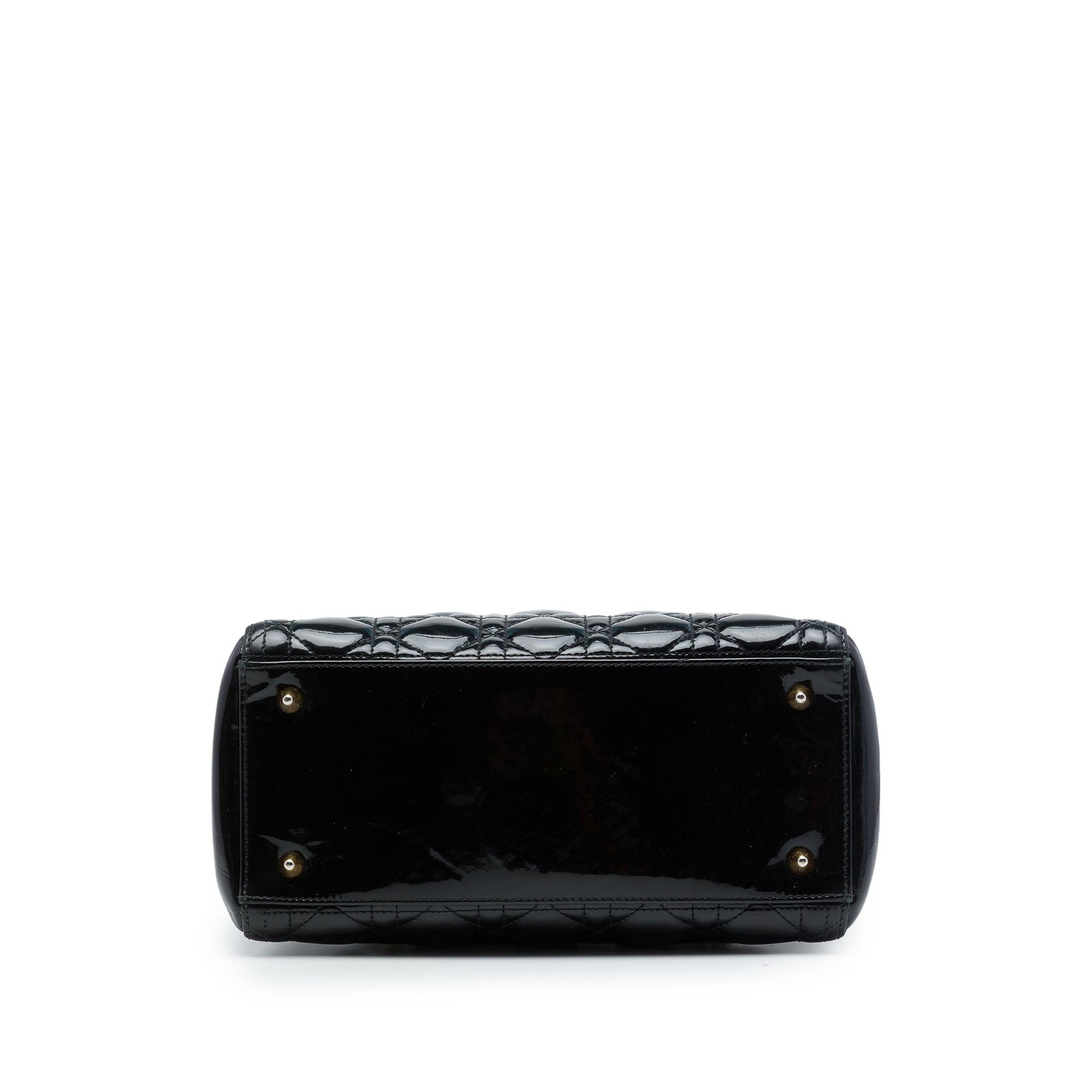 Dior Medium Patent Cannage Lady Dior