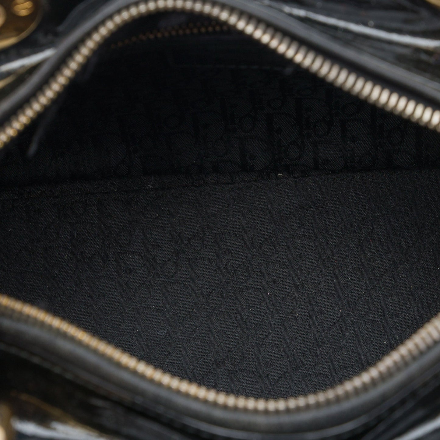 Dior Medium Patent Cannage Lady Dior