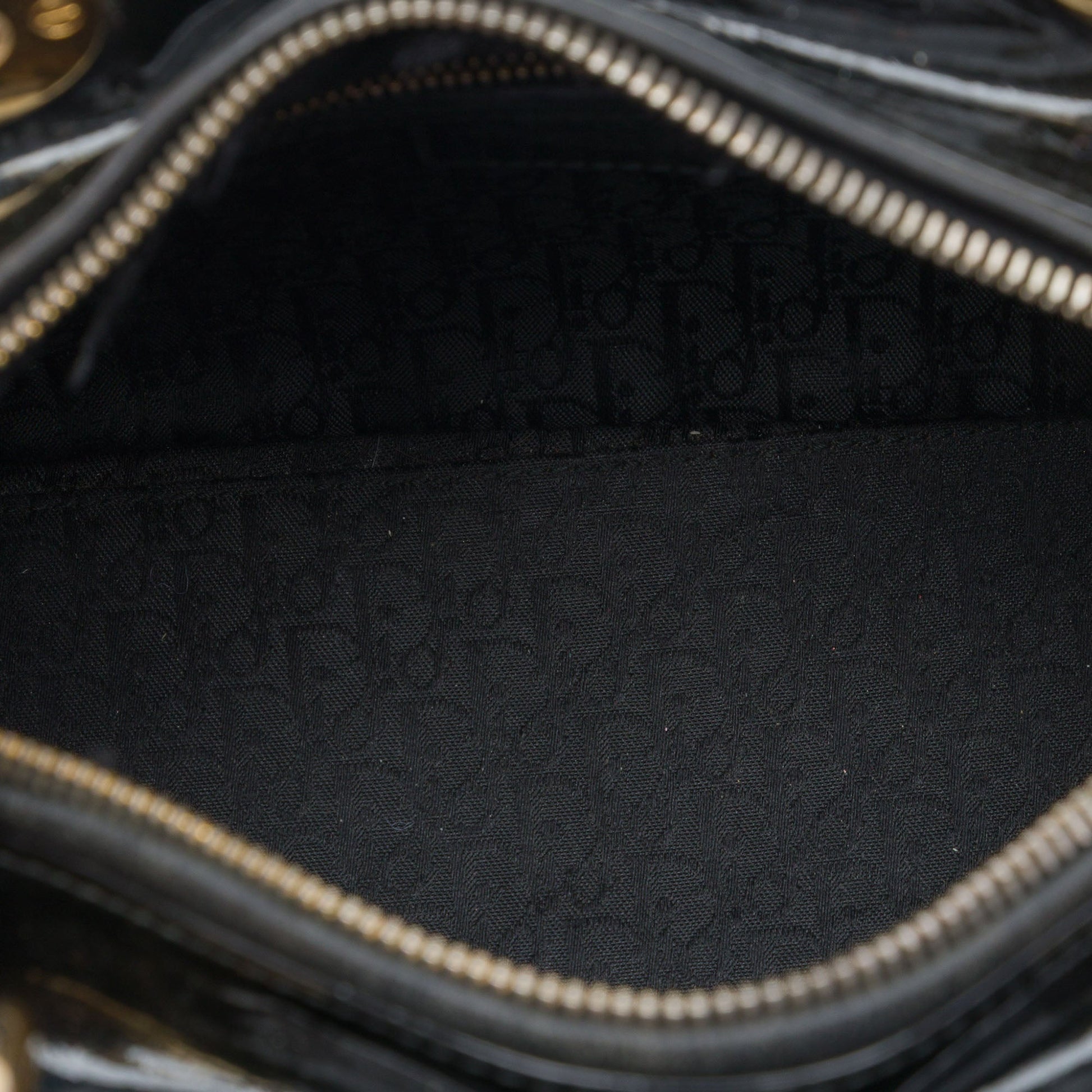 Dior Medium Patent Cannage Lady Dior
