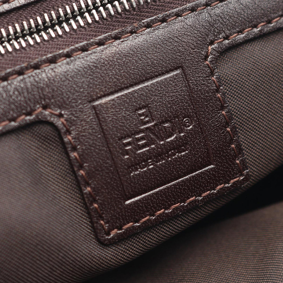 Fendi Small Zucca Canvas Twins Tote