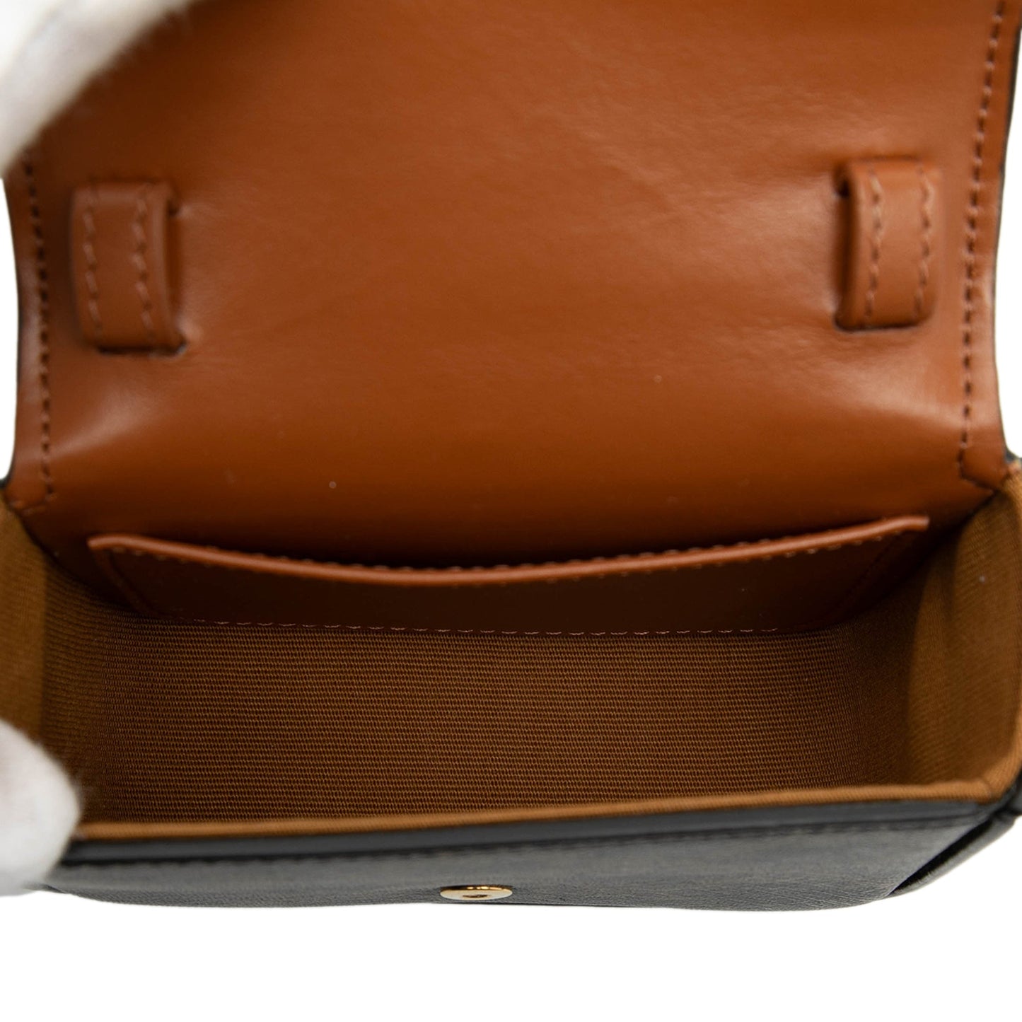 Celine Mini Triomphe Coated Canvas Claude Crossbody