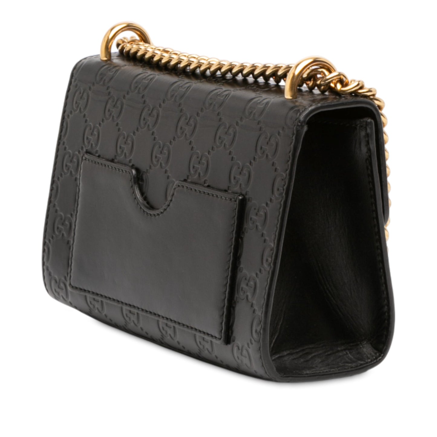 Gucci Small Guccissima Padlock Crossbody