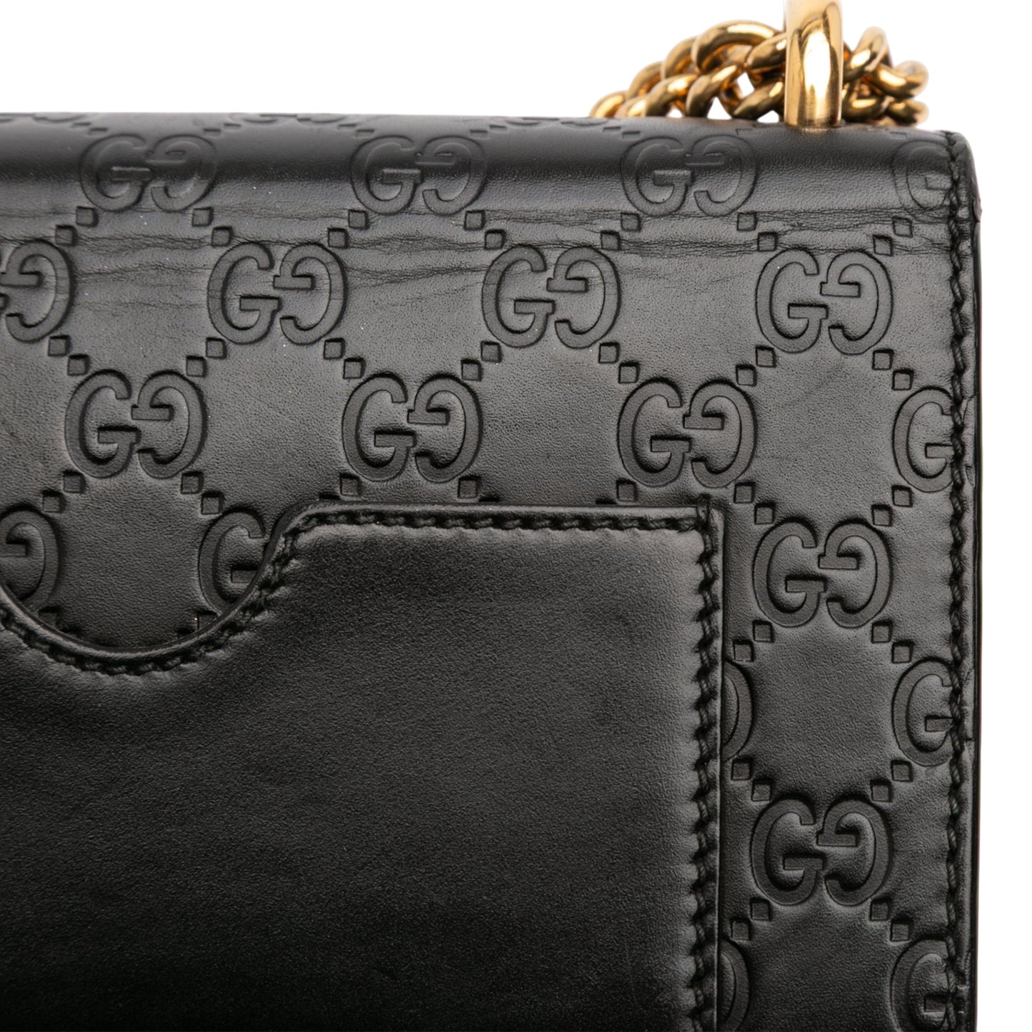 Gucci Small Guccissima Padlock Crossbody