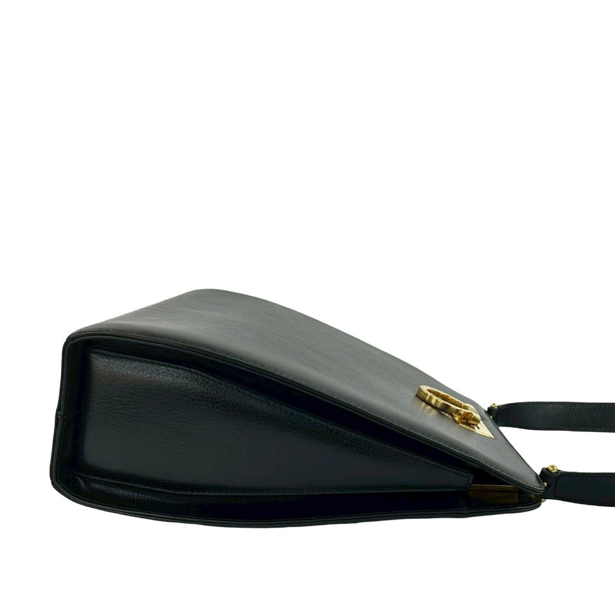 Ferragamo Leather Gancini Shoulder Bag