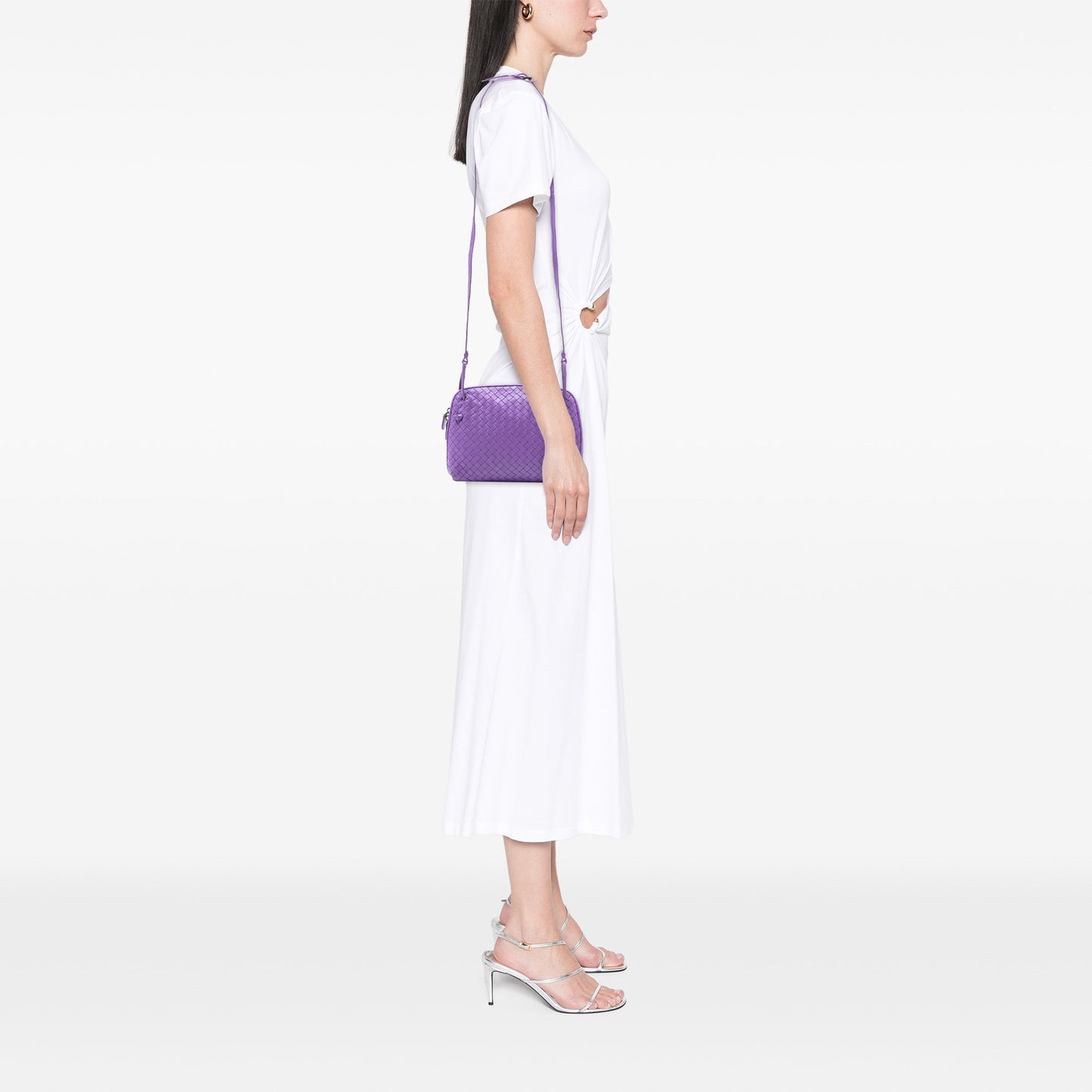 Bottega Veneta Nappa Intrecciato Nodini Crossbody