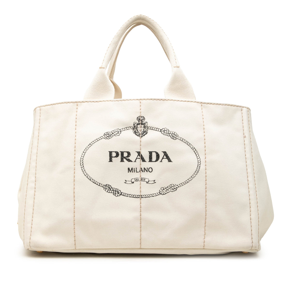 Prada Large Canvas Canapa Logo Tote
