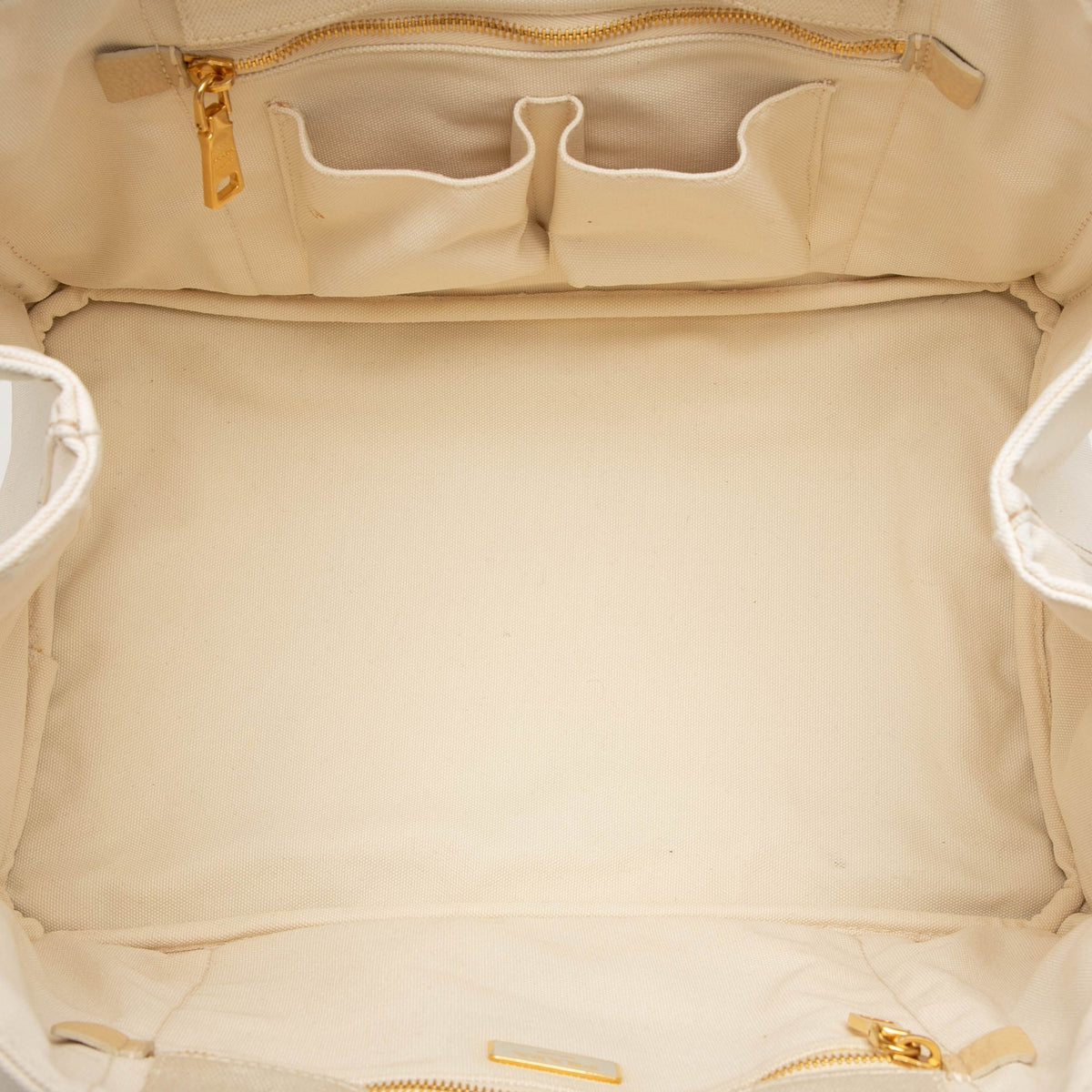 Prada Large Canvas Canapa Logo Tote