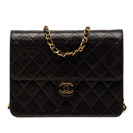Chanel Small CC Quilted Lambskin Single Flap