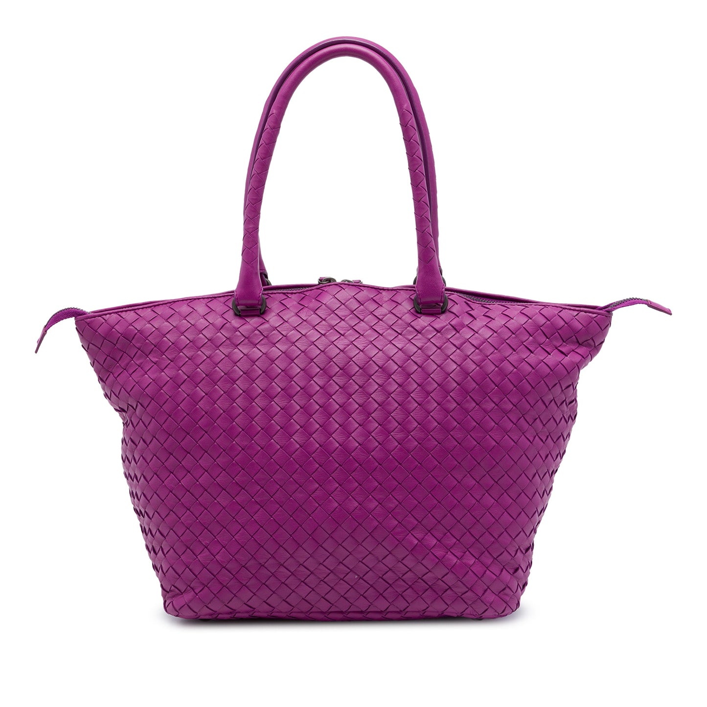 Bottega Veneta Nappa Intrecciato Zip Tote