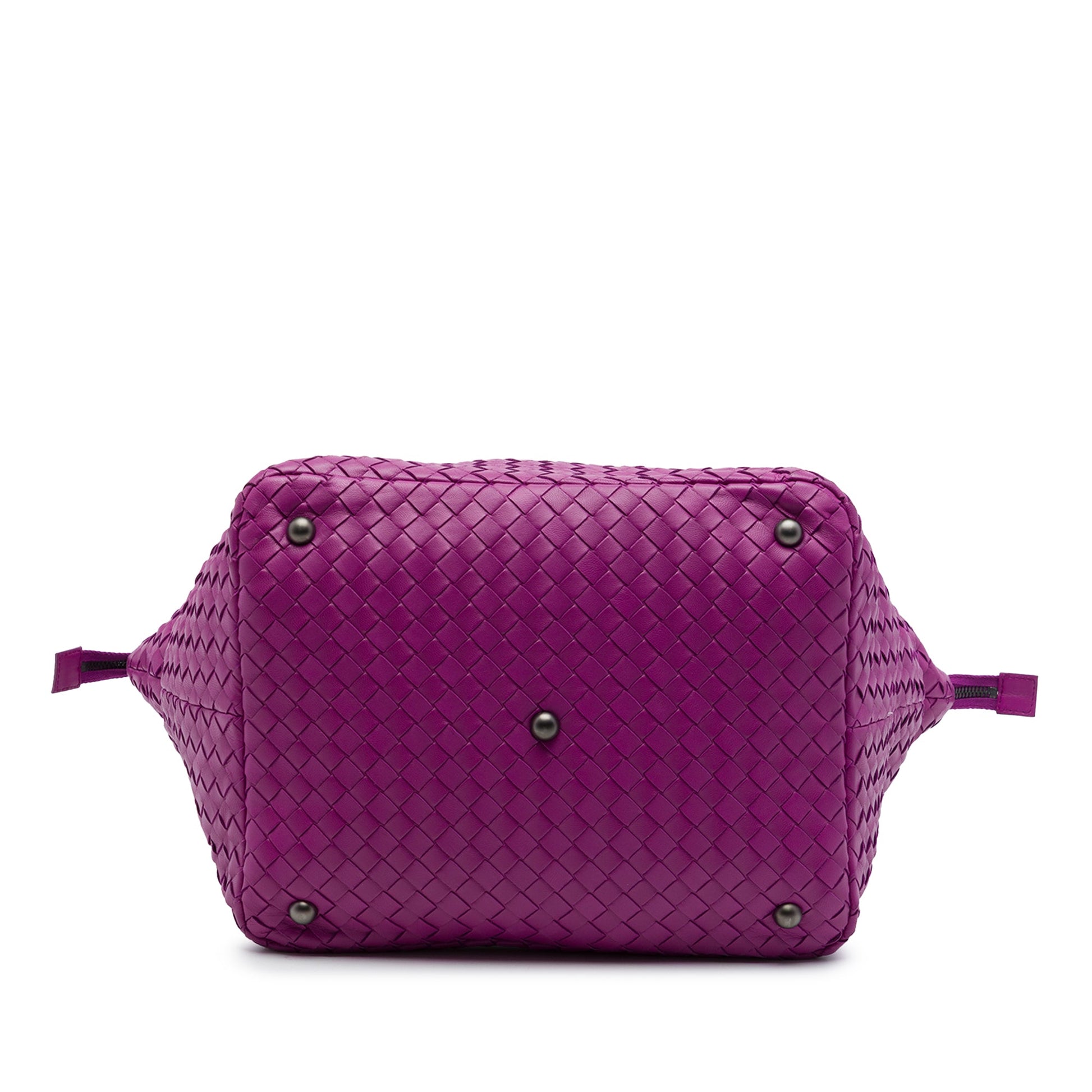 Bottega Veneta Nappa Intrecciato Zip Tote