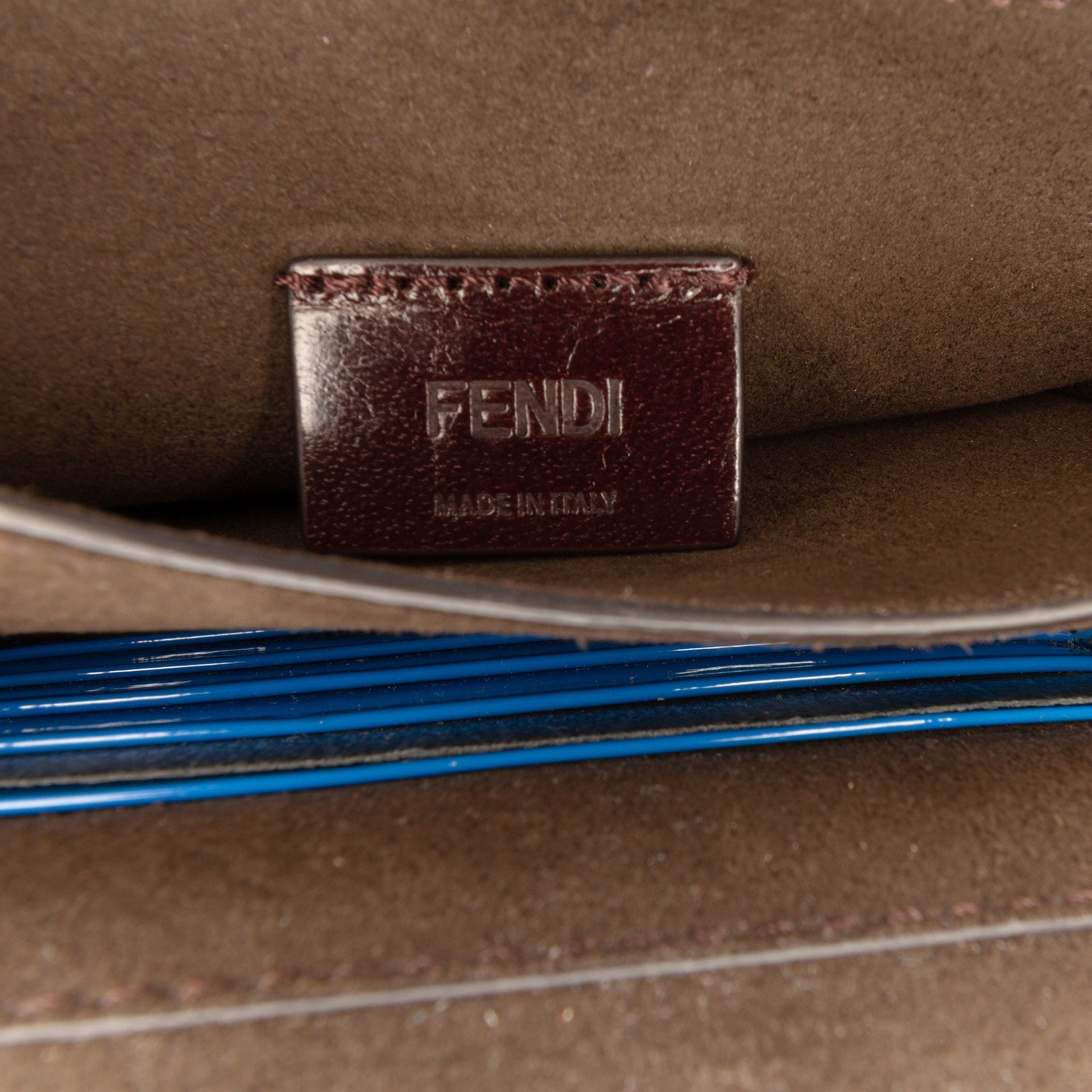 Fendi Patent Karligraphy Crossbody