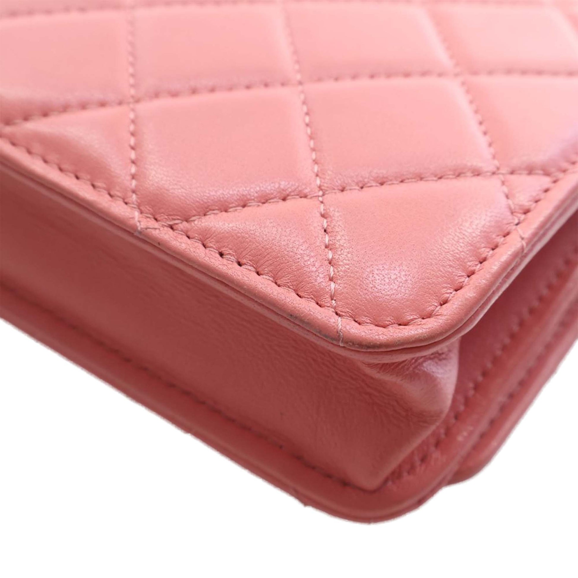 Chanel CC Quilted Lambskin Top Handle Flap
