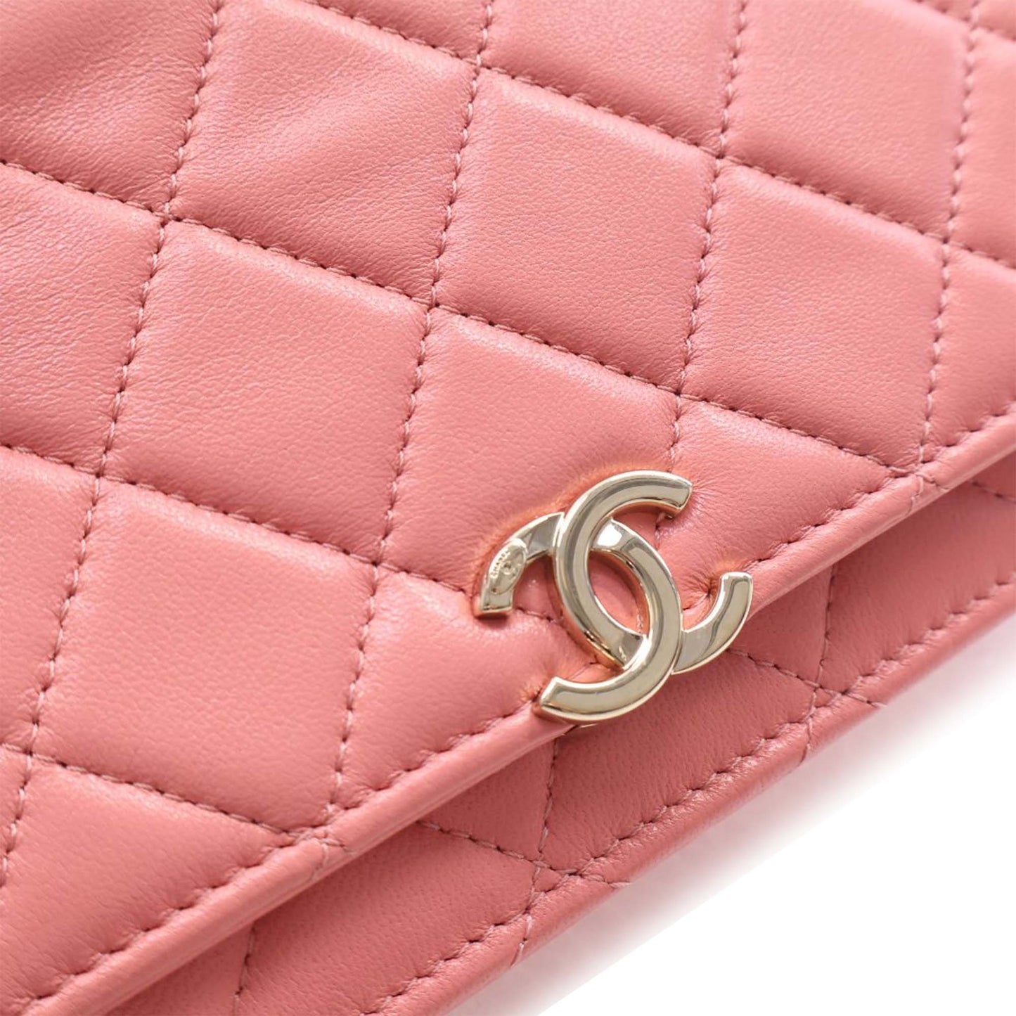 Chanel CC Quilted Lambskin Top Handle Flap