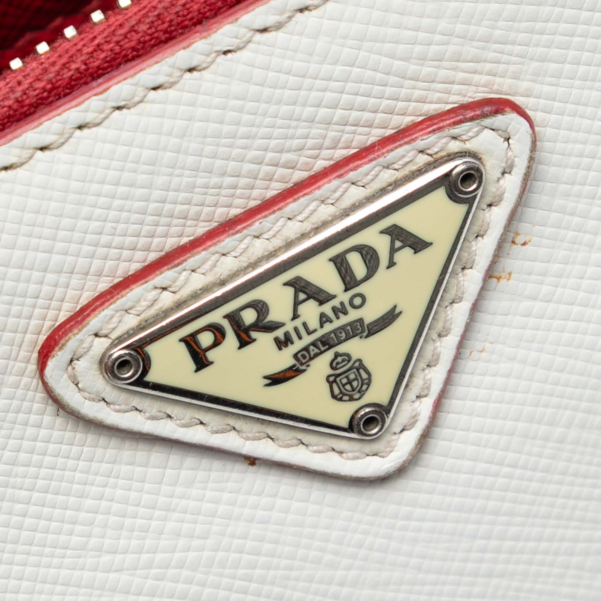 Prada Bicolor Saffiano Lux Crossbody