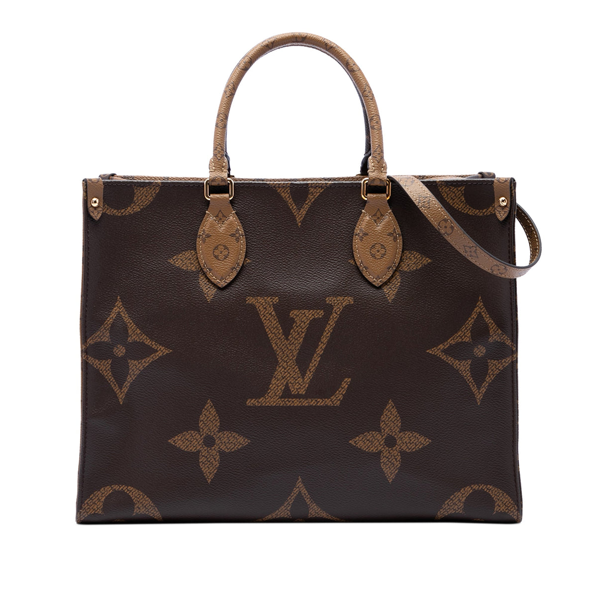 Louis Vuitton Monogram Reverse Giant OnTheGo MM — Brown