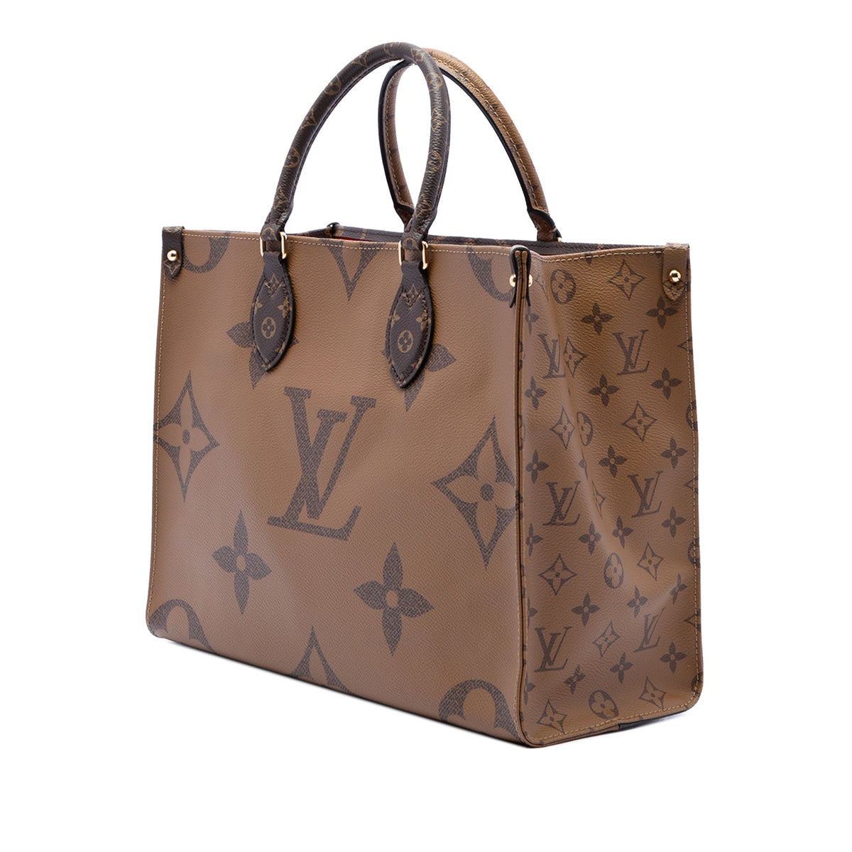 Louis Vuitton Monogram Reverse Giant OnTheGo MM — Brown