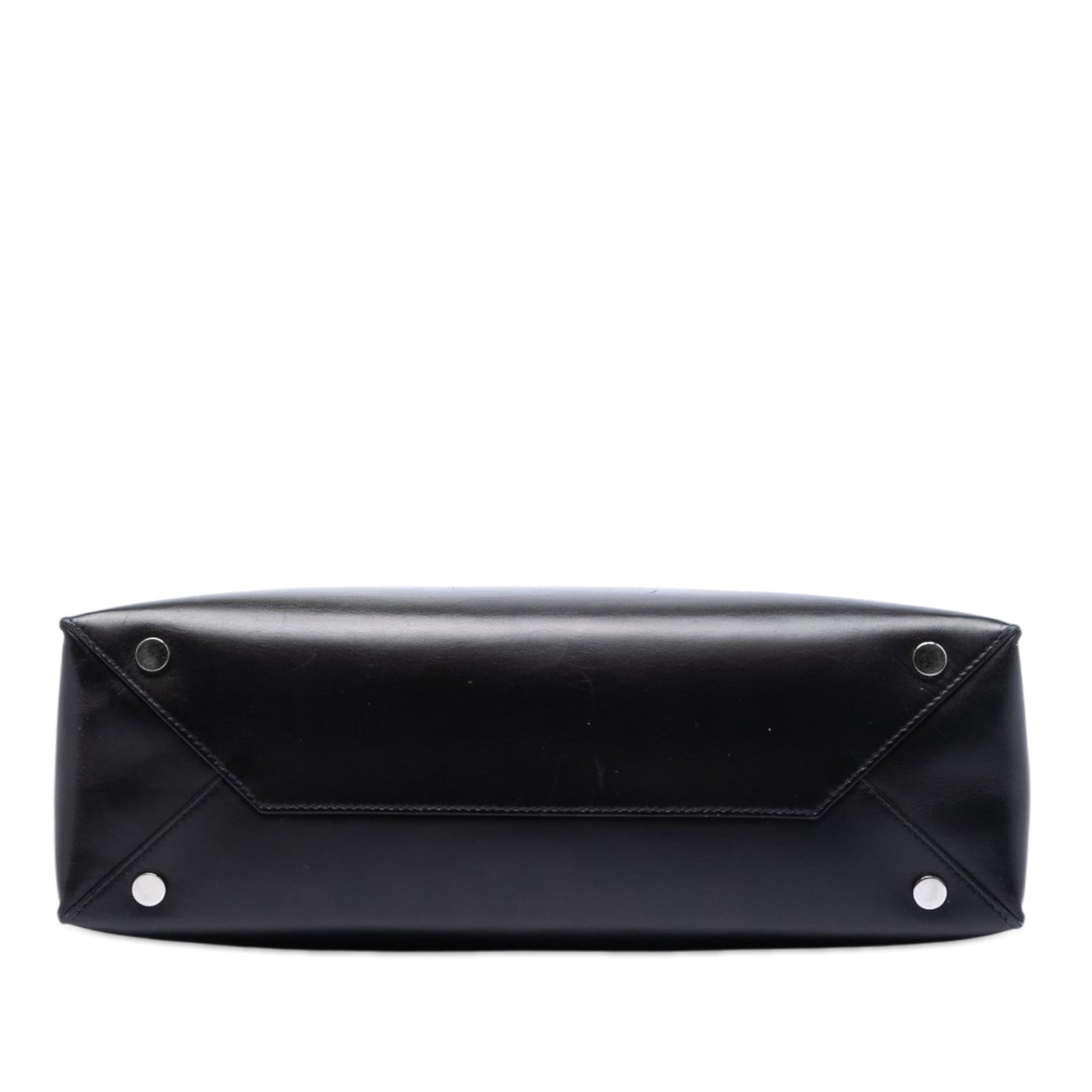 Balenciaga Small Leather Cable Shopper Tote