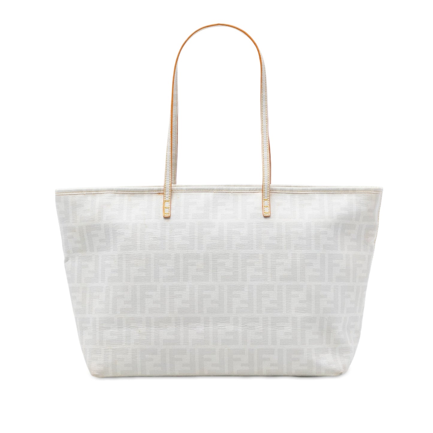 Fendi Medium Zucca Spalmati Roll Tote