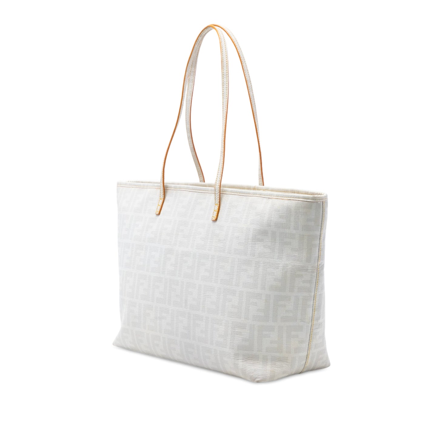 Fendi Medium Zucca Spalmati Roll Tote