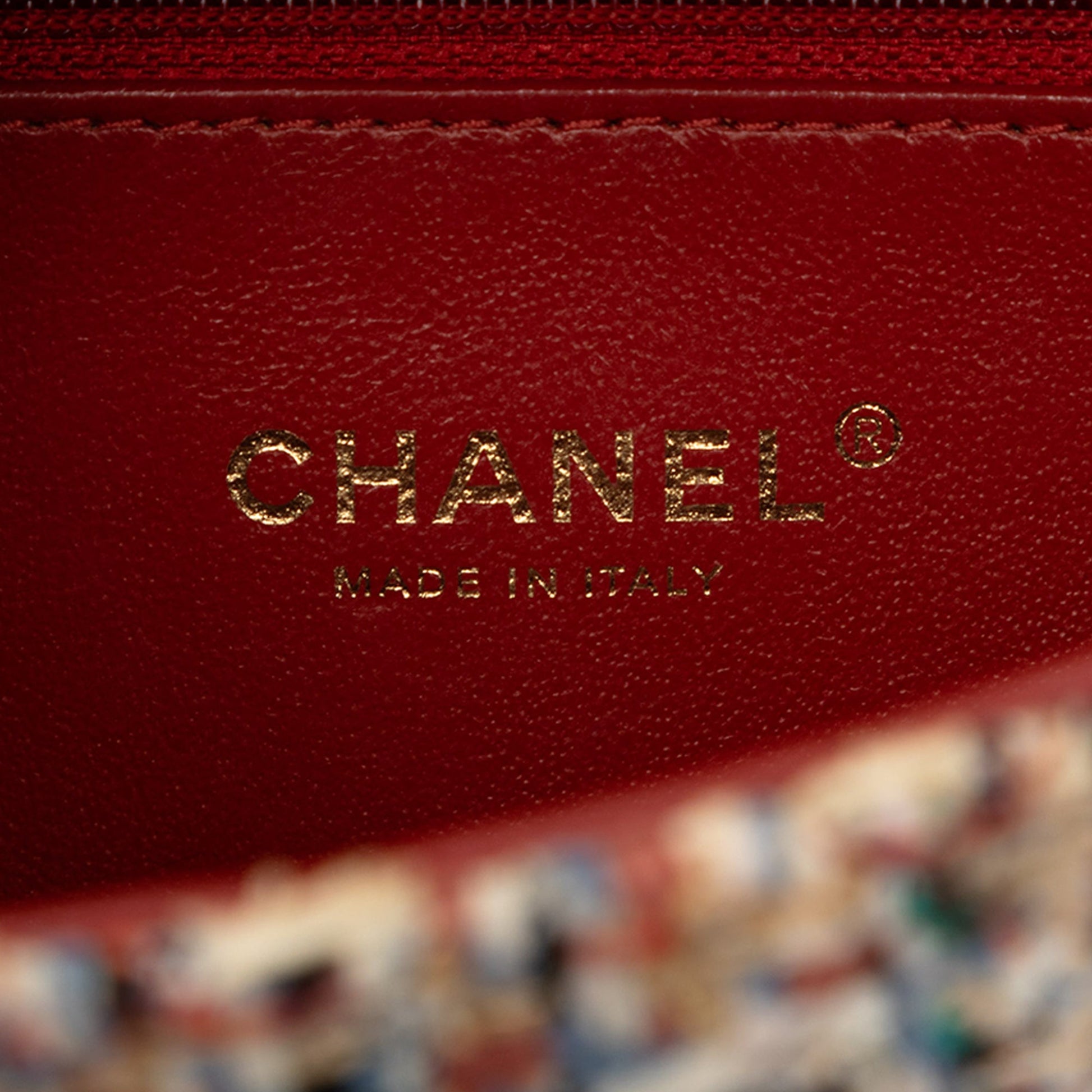 Chanel Mini Quilted Tweed Beauty Lock Flap