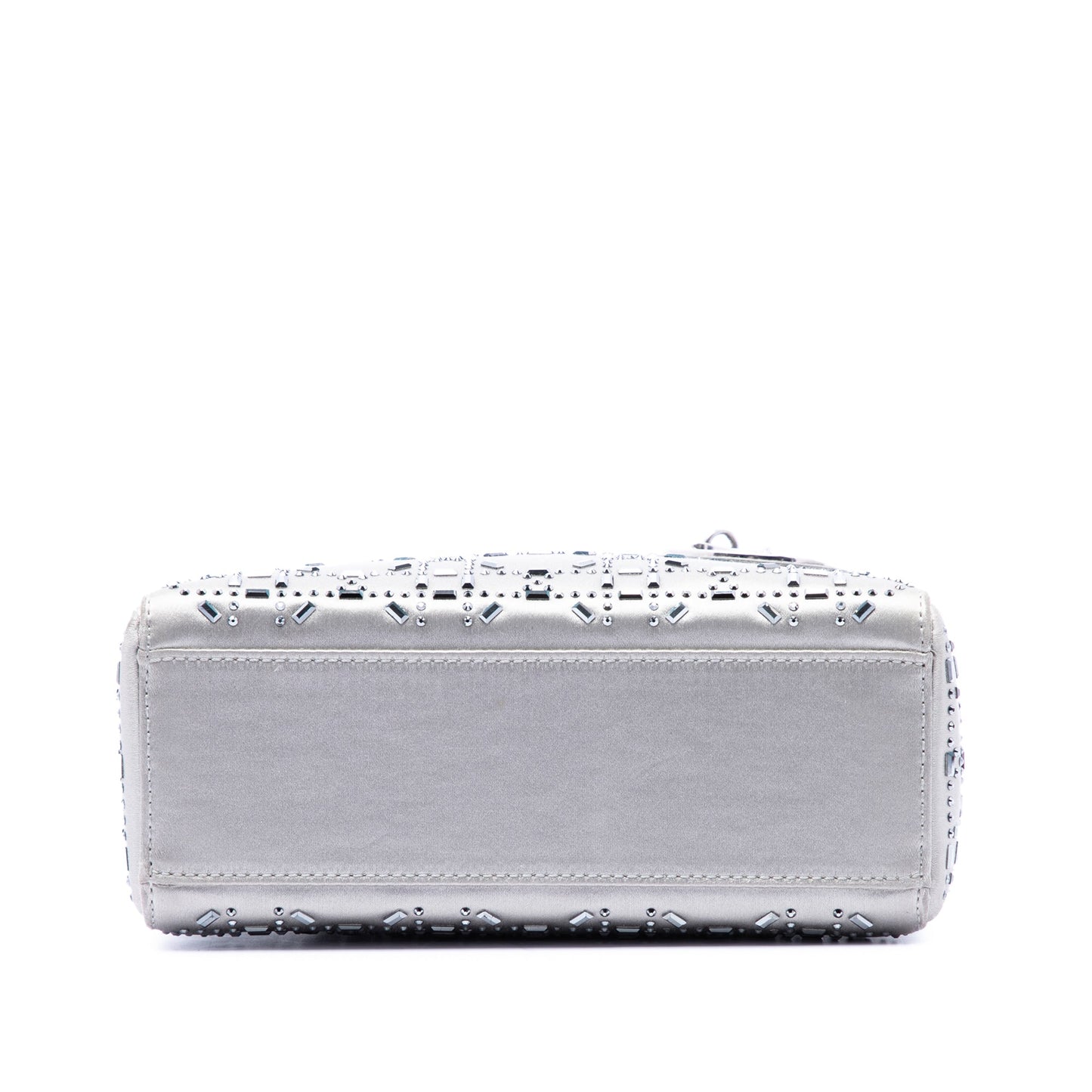 Dior Mini Satin Cannage Crystal Embellished Lady Dior