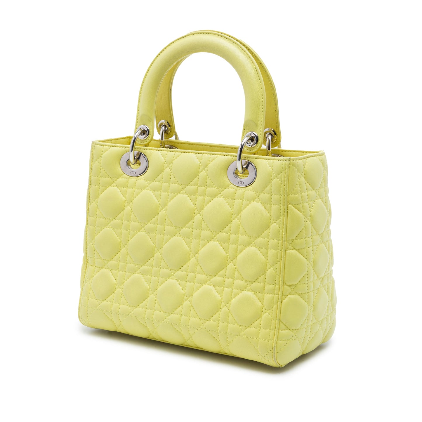 Dior Medium Lambskin Cannage Lady Dior