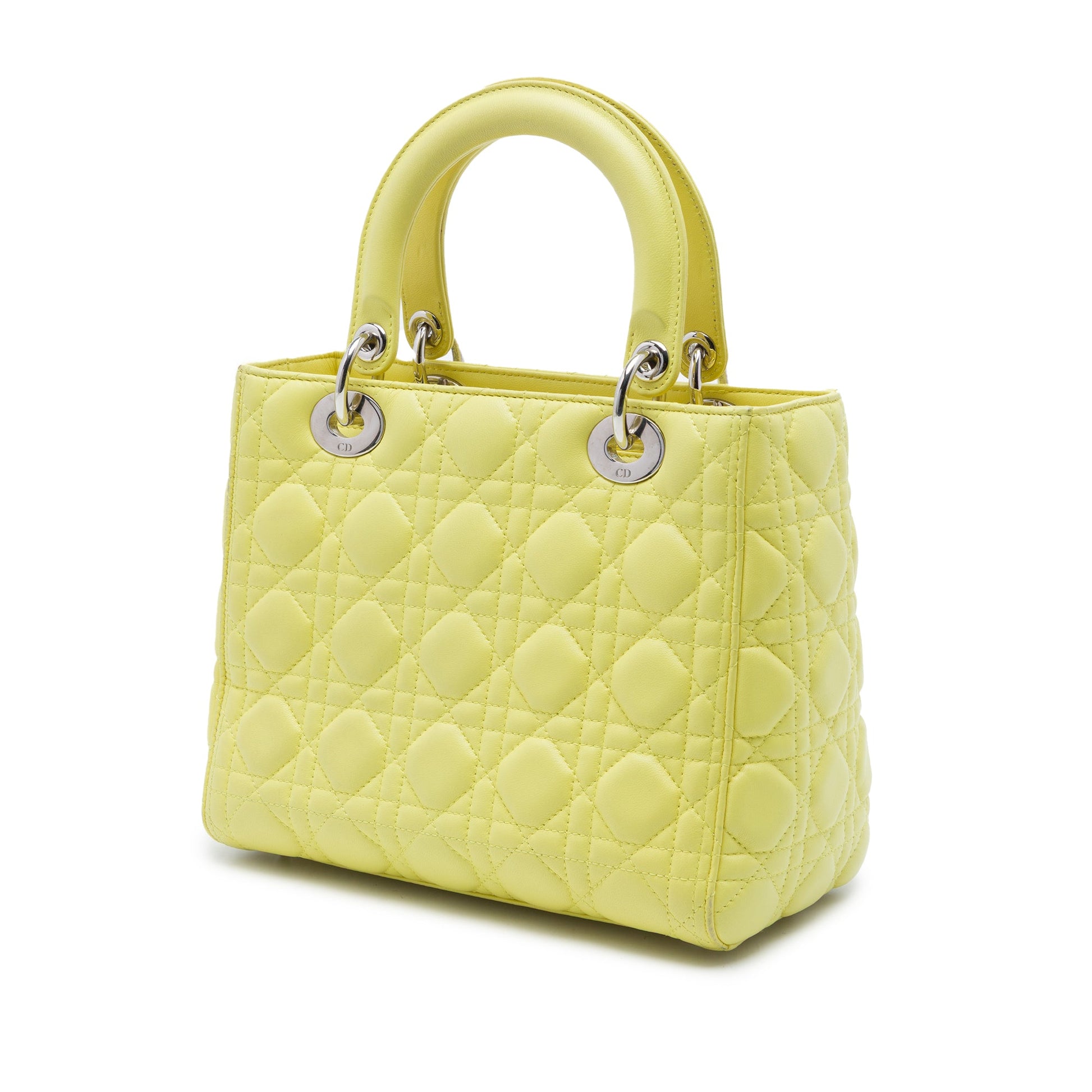 Dior Medium Lambskin Cannage Lady Dior