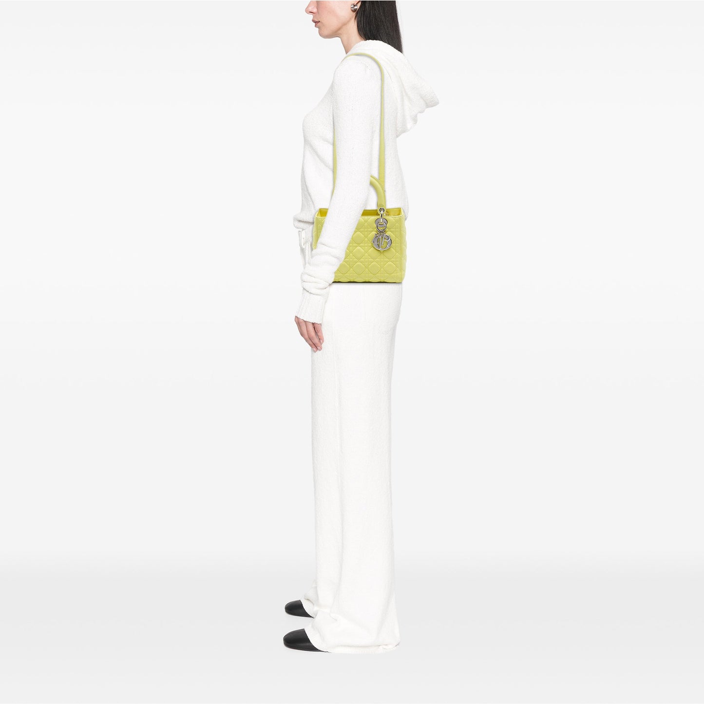 Dior Medium Lambskin Cannage Lady Dior