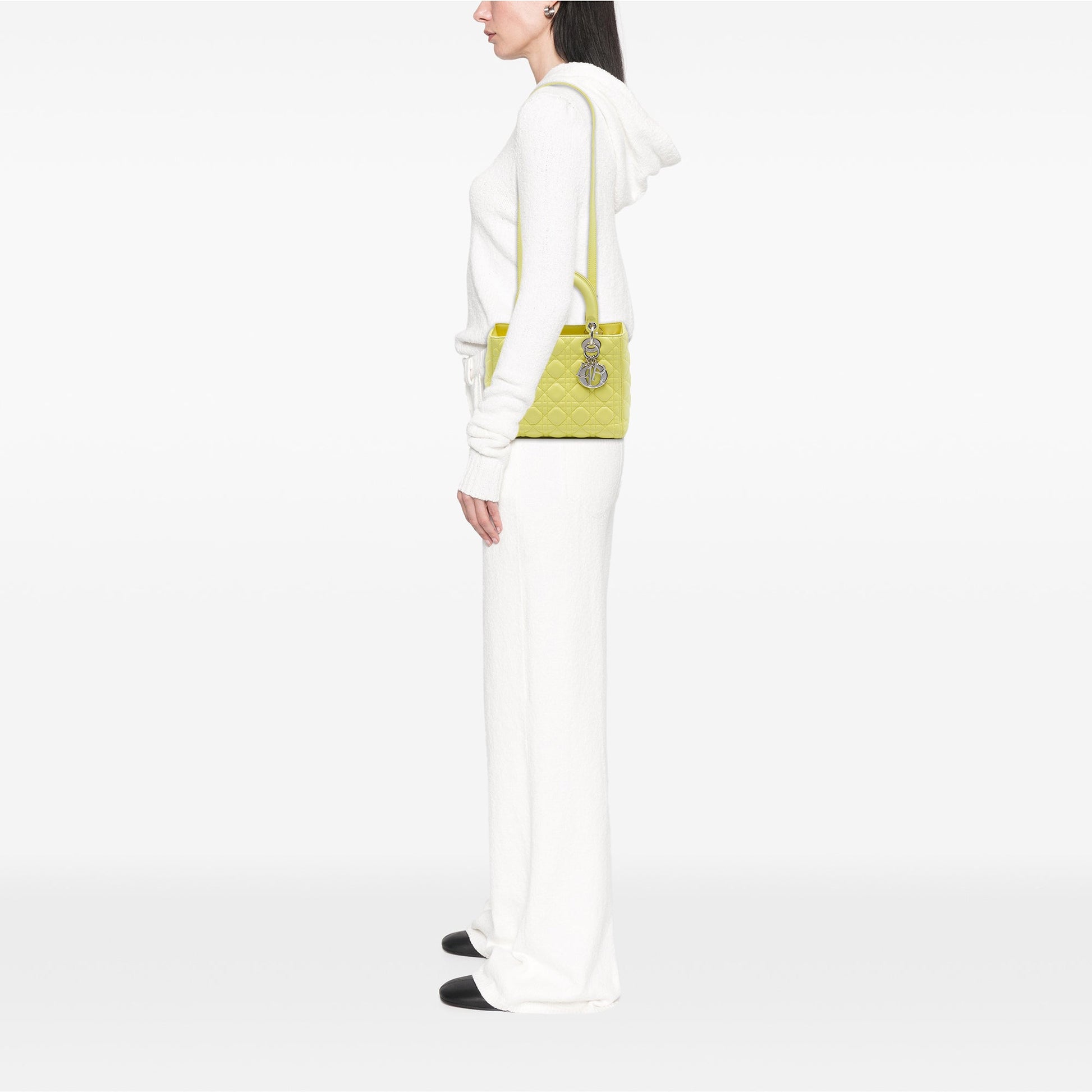 Dior Medium Lambskin Cannage Lady Dior