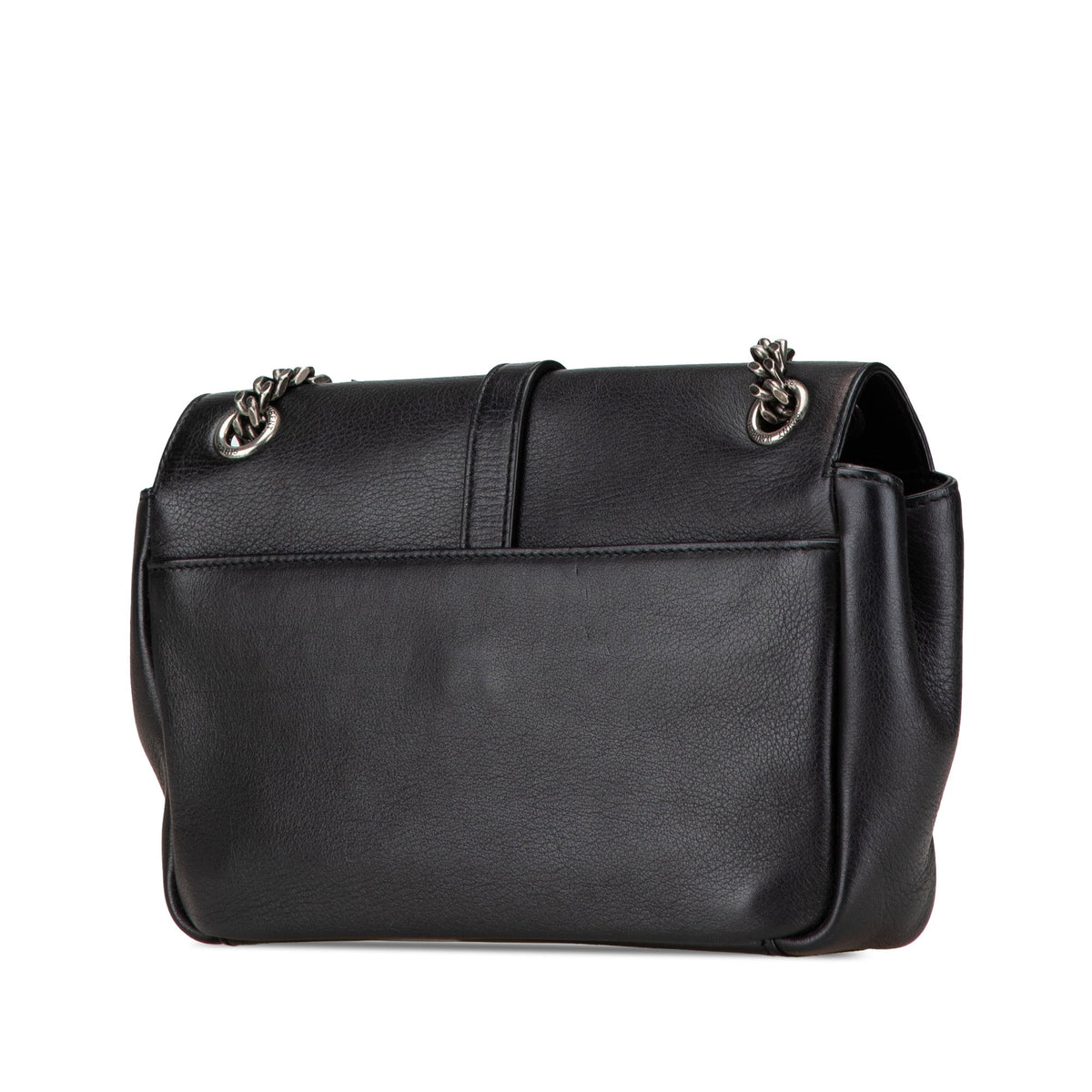 Saint Laurent Medium Monogram Heart Patchwork Chain Wallet